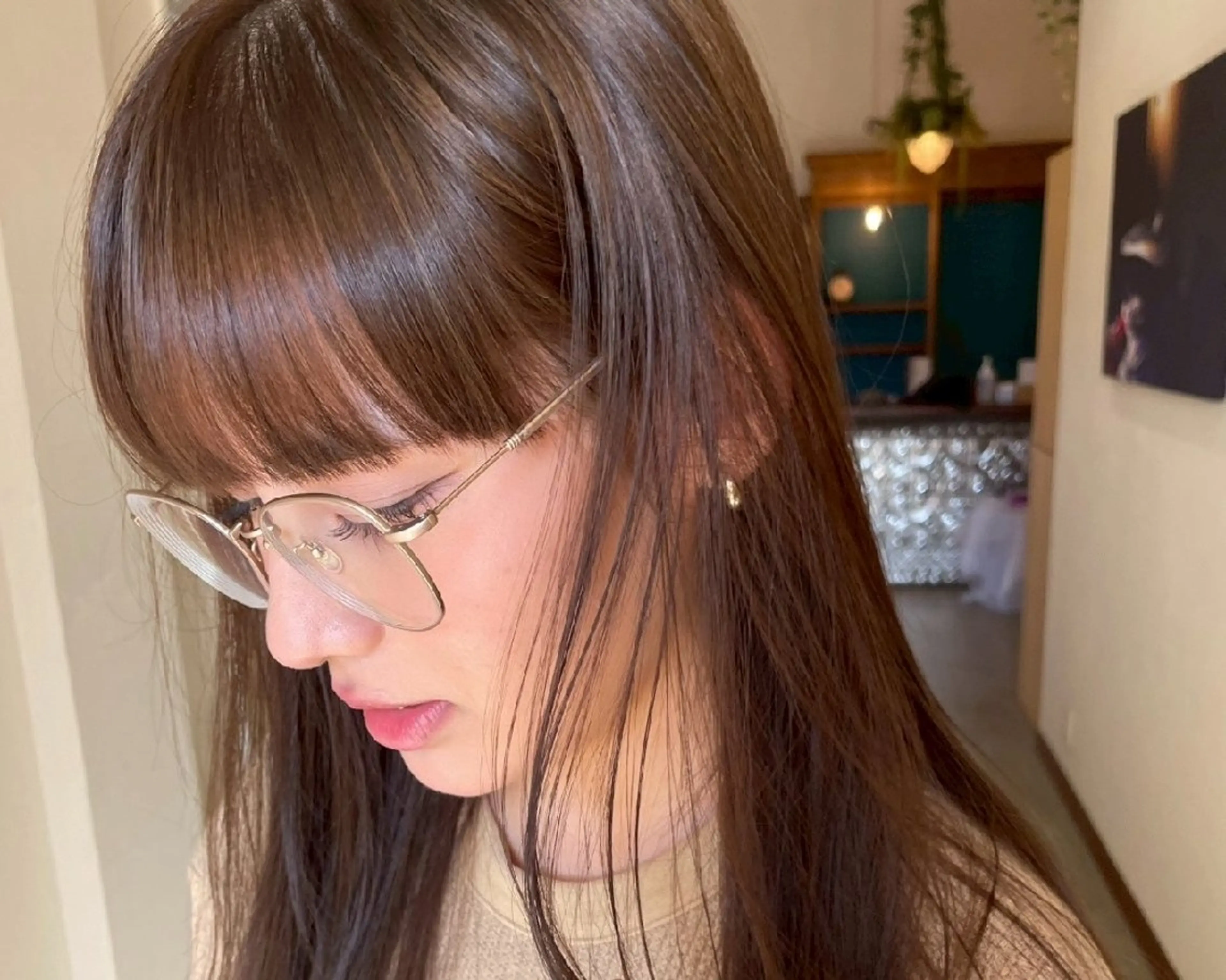 ロング カラー 透明感カラー カラー*スパ*マツパ 池ヶ谷多恵🤎のヘアスタイル