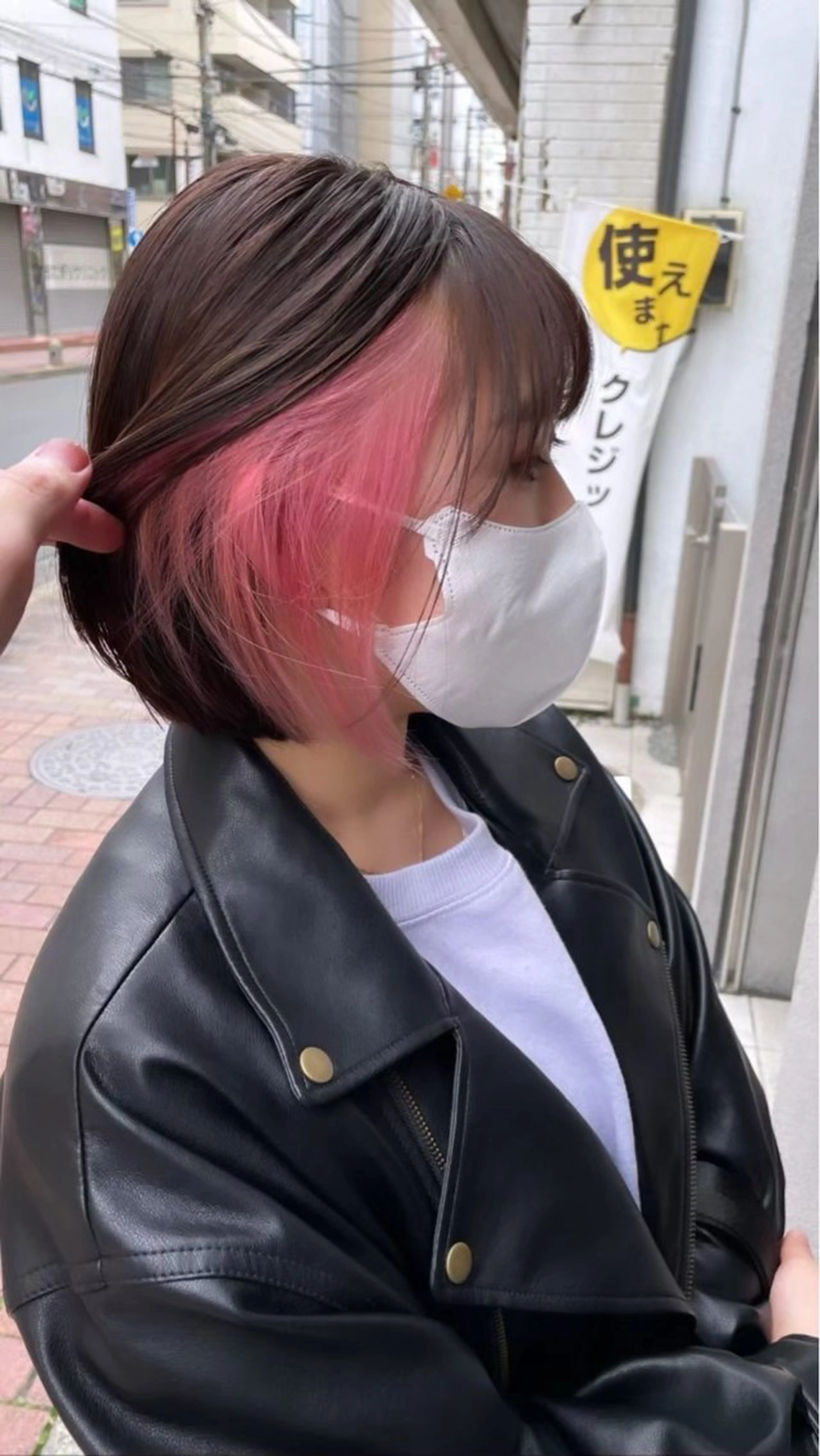 ショート カラー ヘアカラー トリートメント ☁️かずき☁️青.紫 推し活カラー💫のヘアスタイル