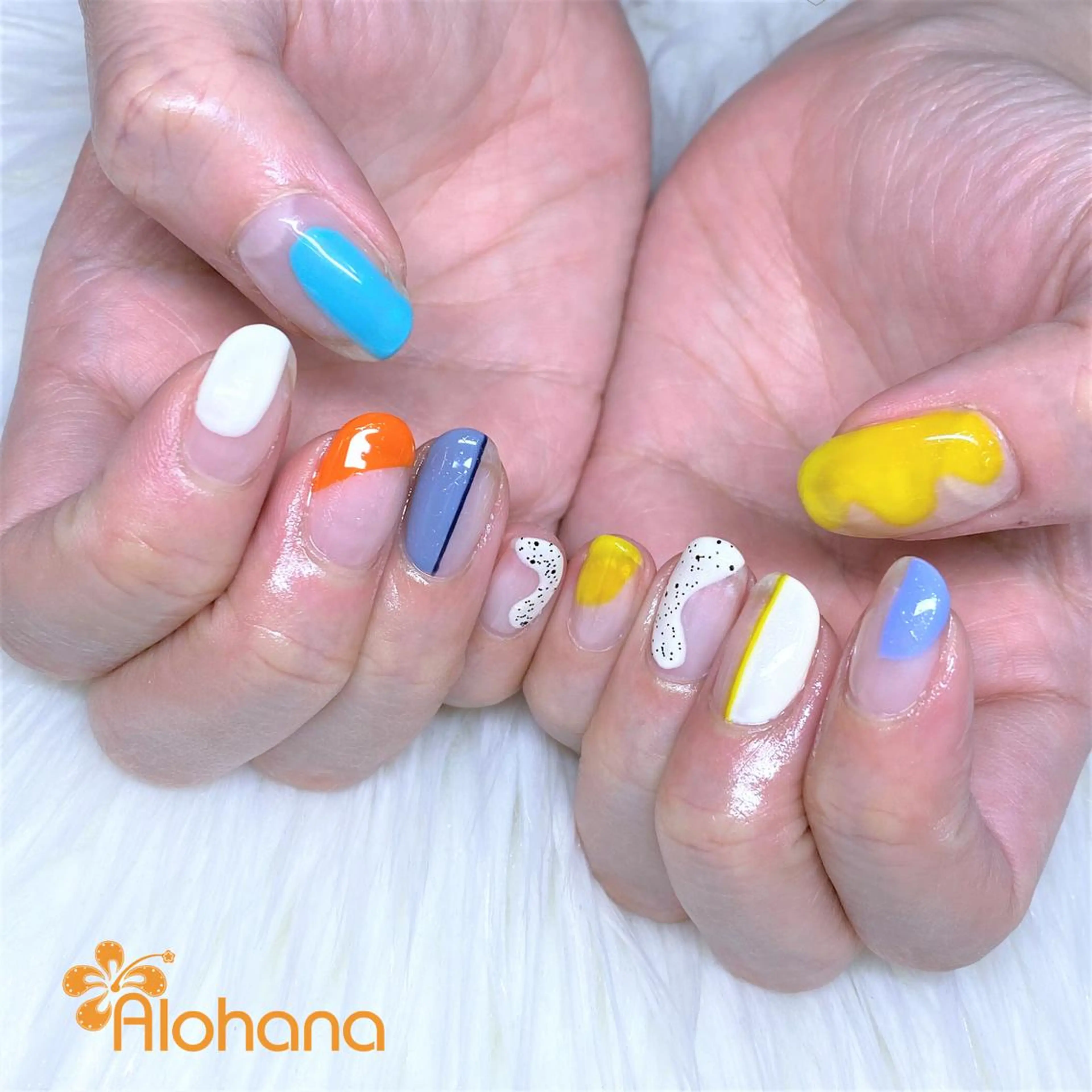 ネイル ニュアンスネイル ハンドネイル Alohana所属・Alohana Minaのネイルデザイン