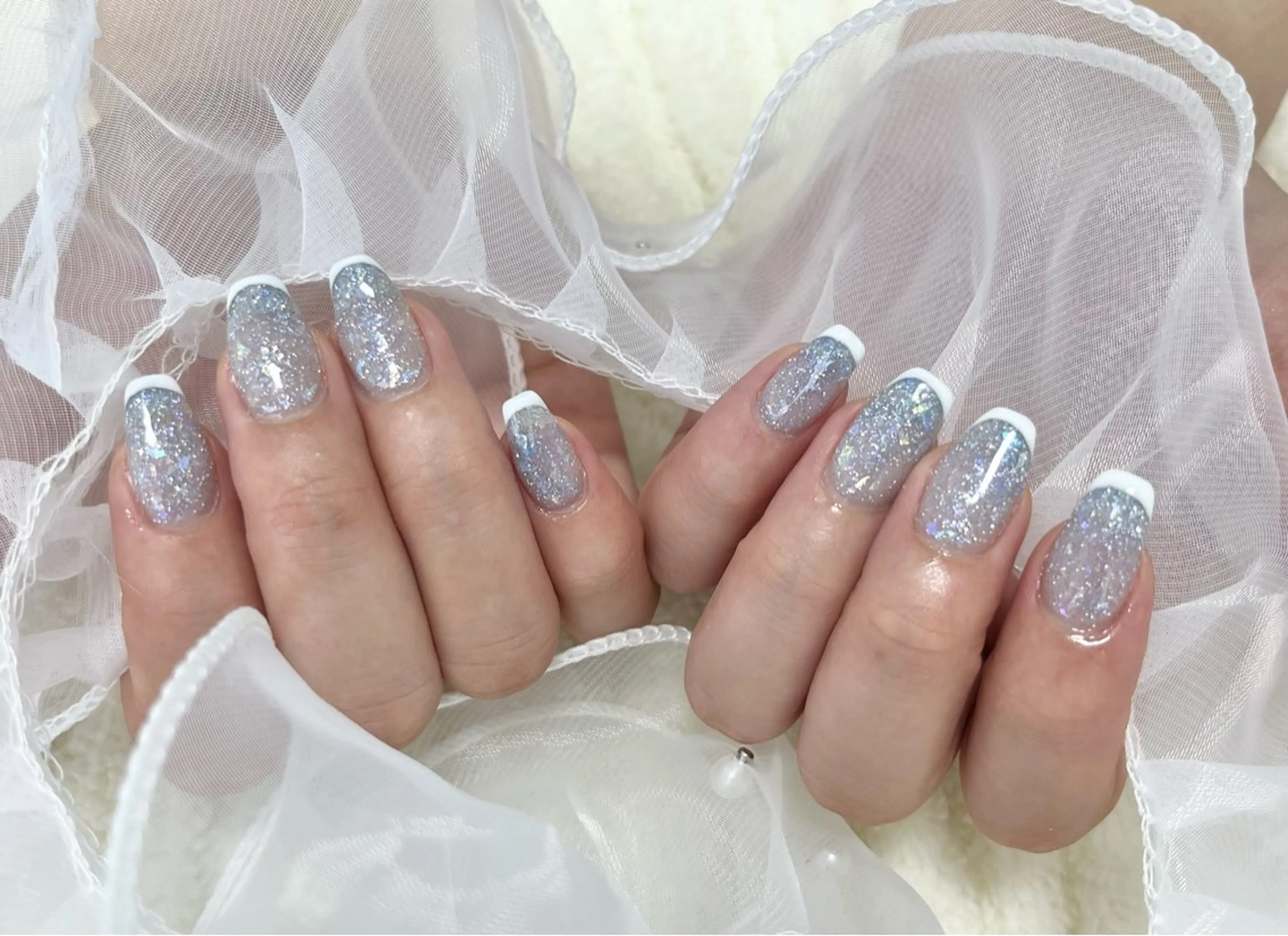 ネイル フレンチネイル 夏ネイル わたなべ さやかのネイルデザイン