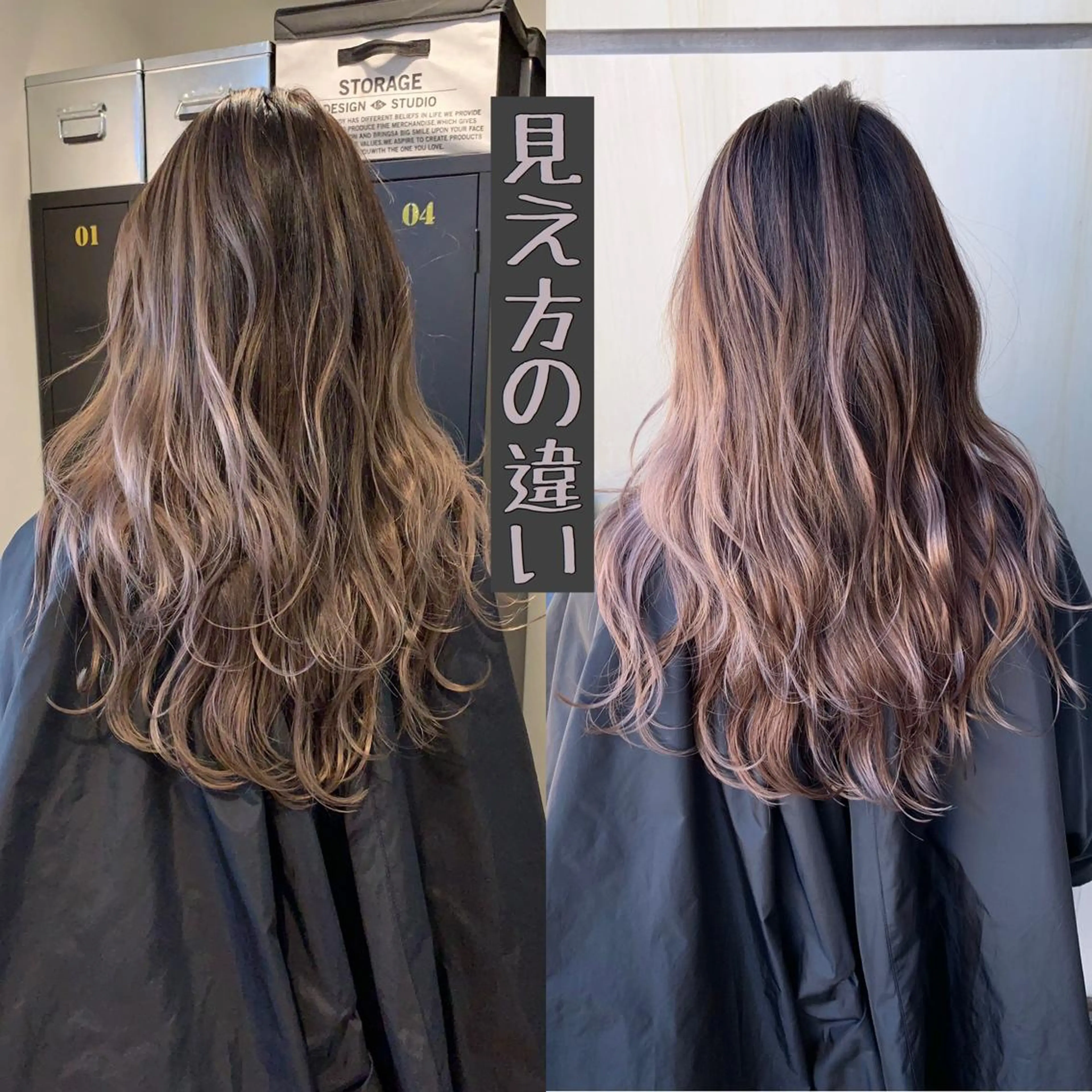 ロング カラー YUSUKE レイヤーカットカラーのヘアスタイル