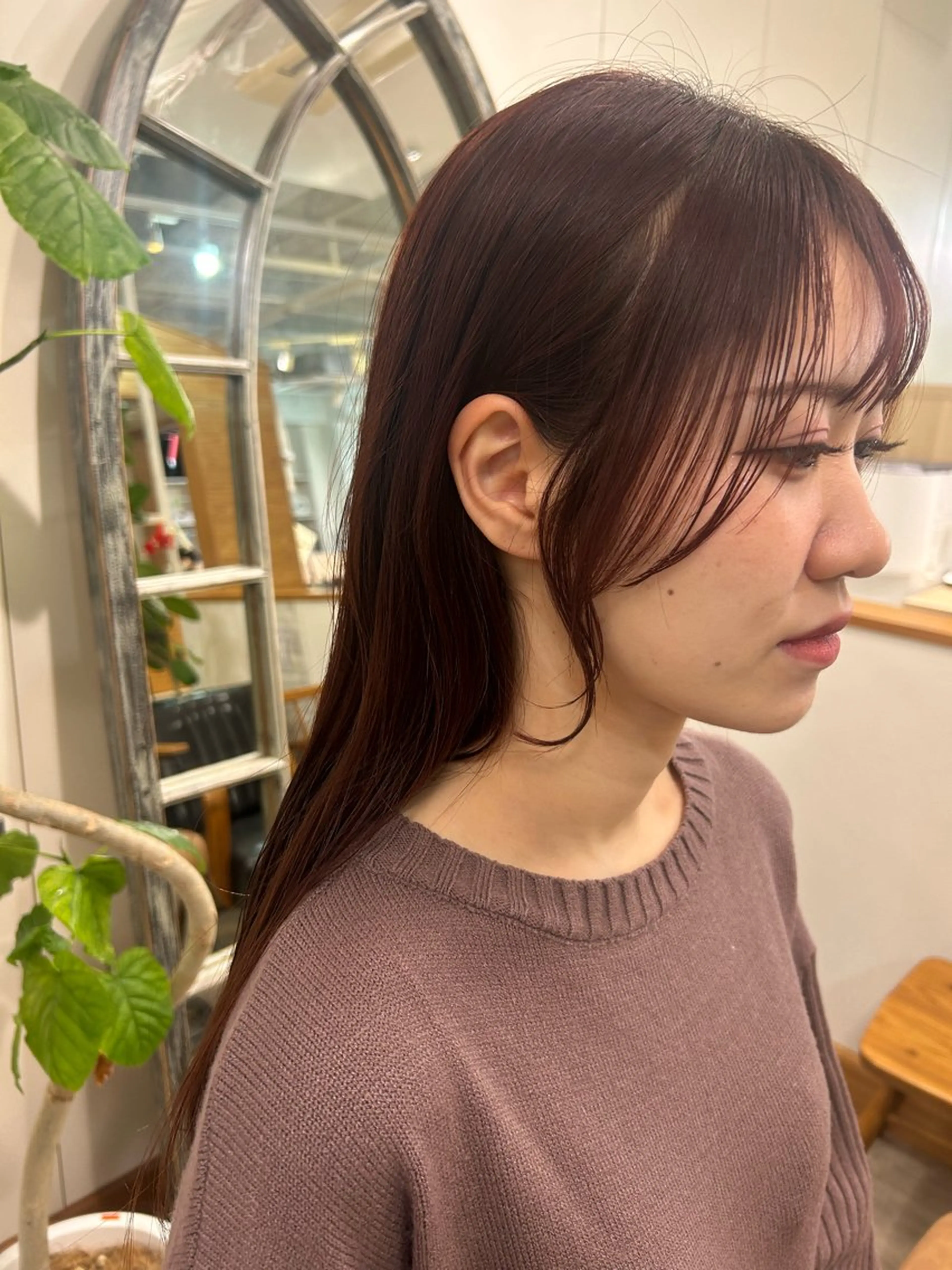 ロング カラー デザインカット 似合わせカット VISUALIST所属・小倉/レイヤー/ 顔周りカット/naoのヘアスタイル