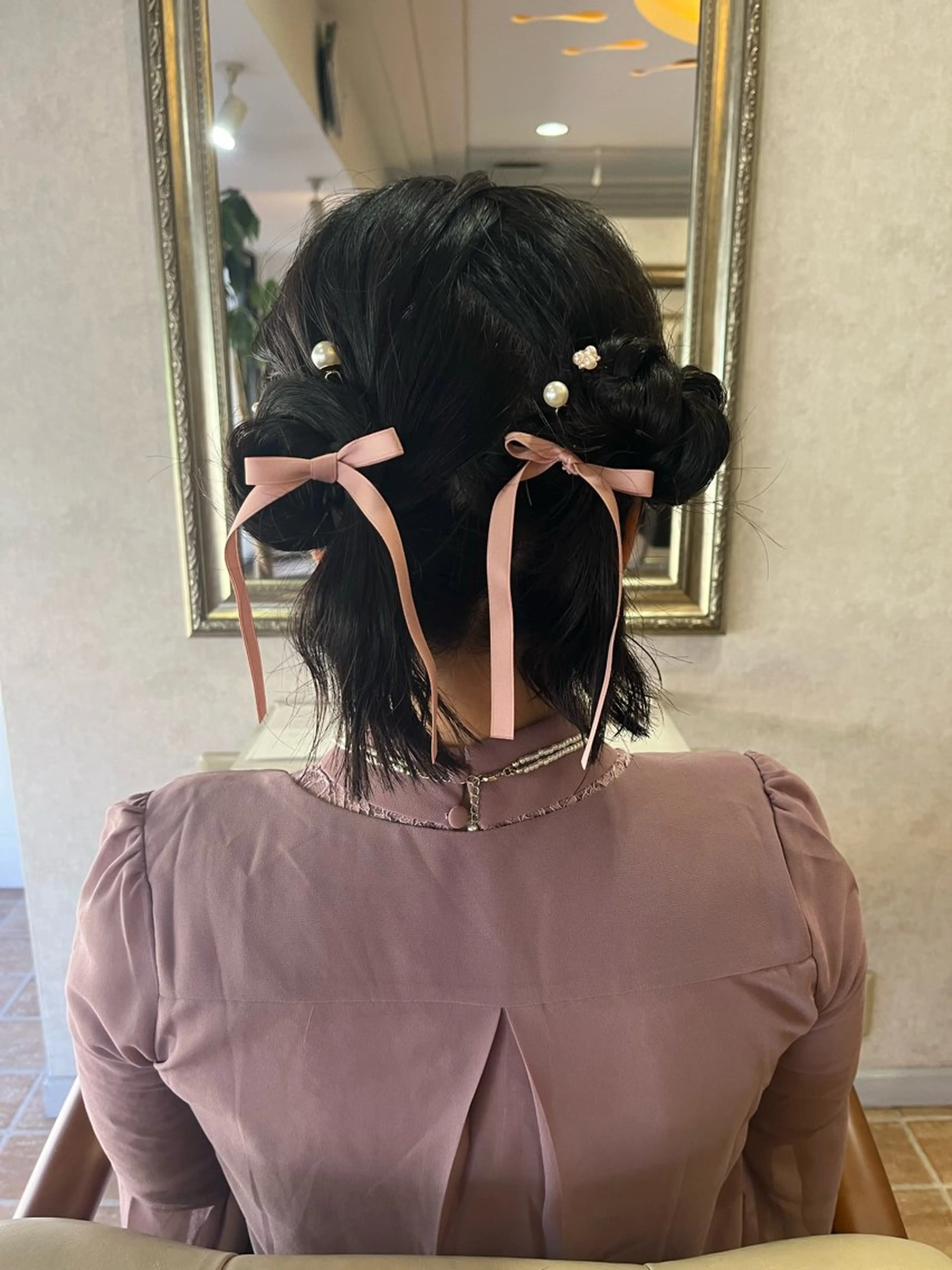 ヘアアレンジ お団子ヘア 🔷岡村主明🔷 Lafestaのヘアスタイル