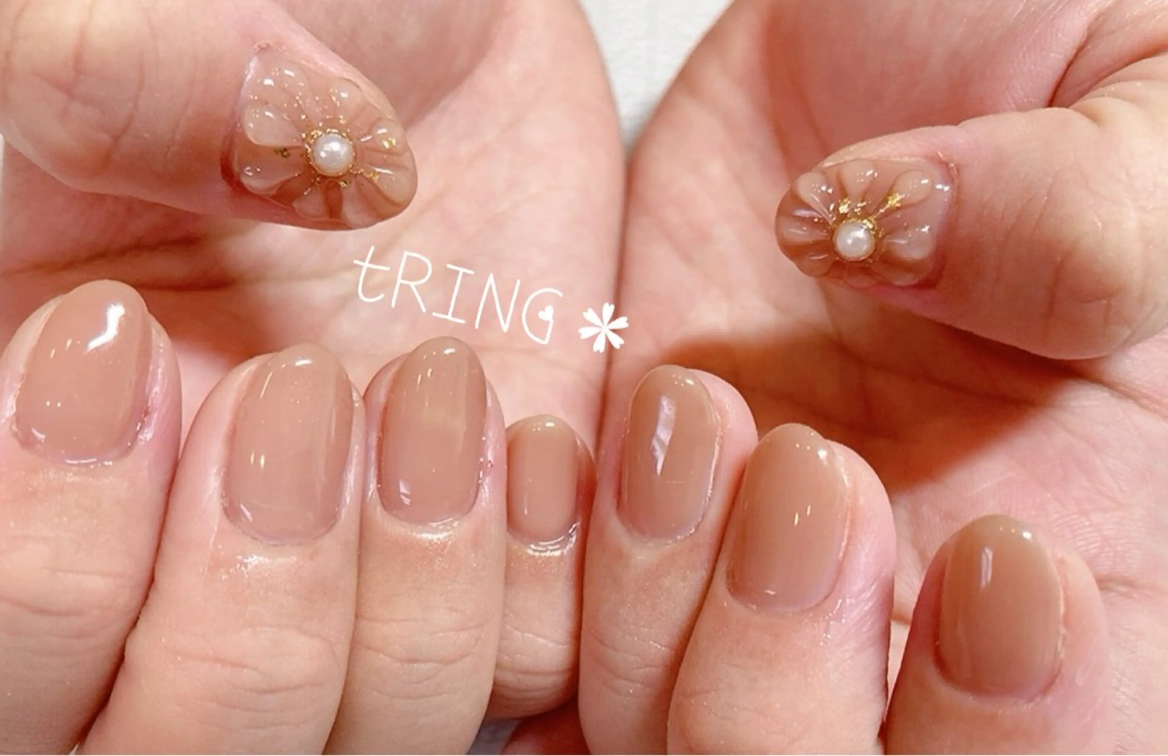 ネイル ハンドネイル tRING＊ しいの木台のネイルデザイン