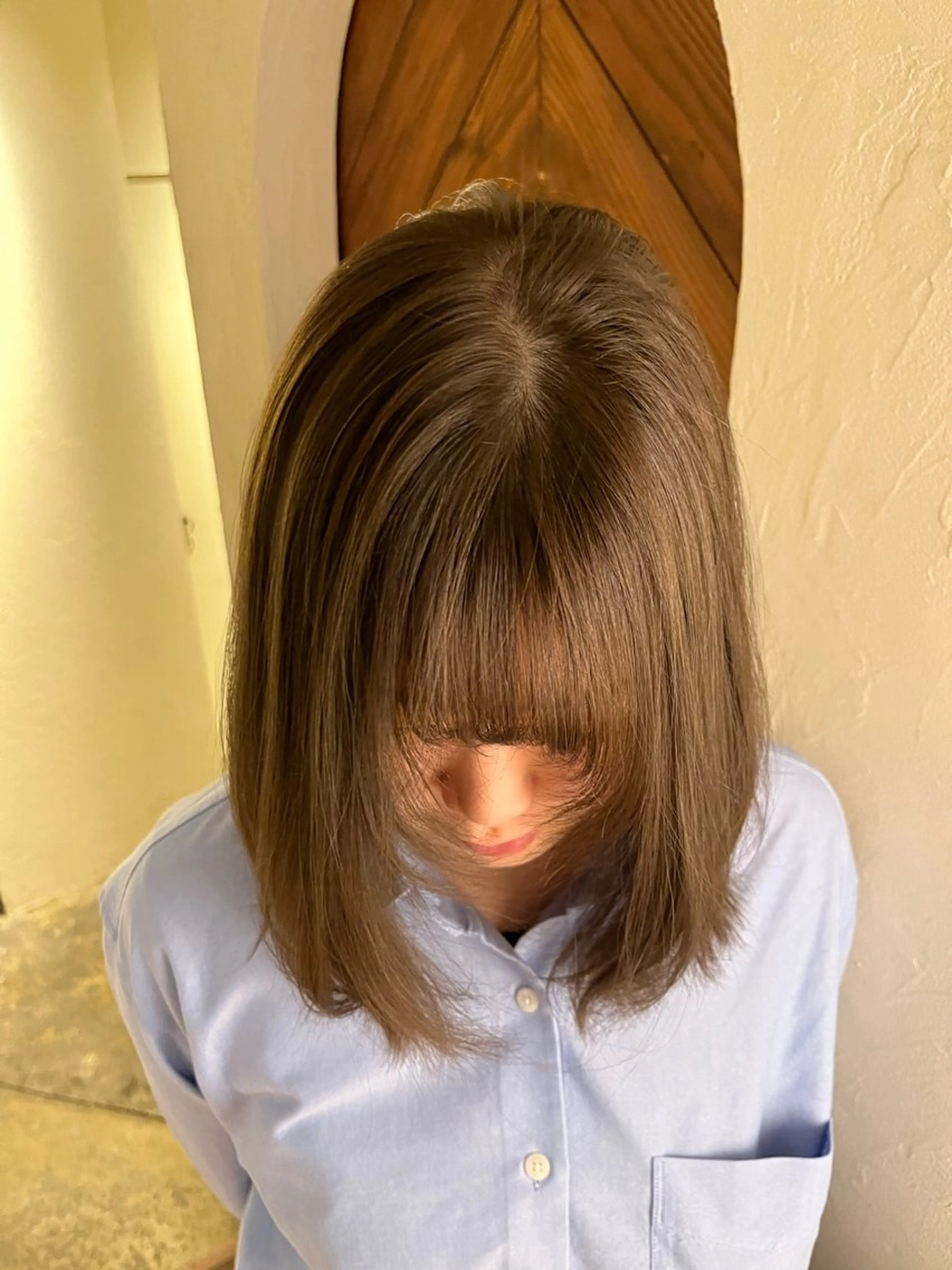 カラー hinaru ．のヘアスタイル