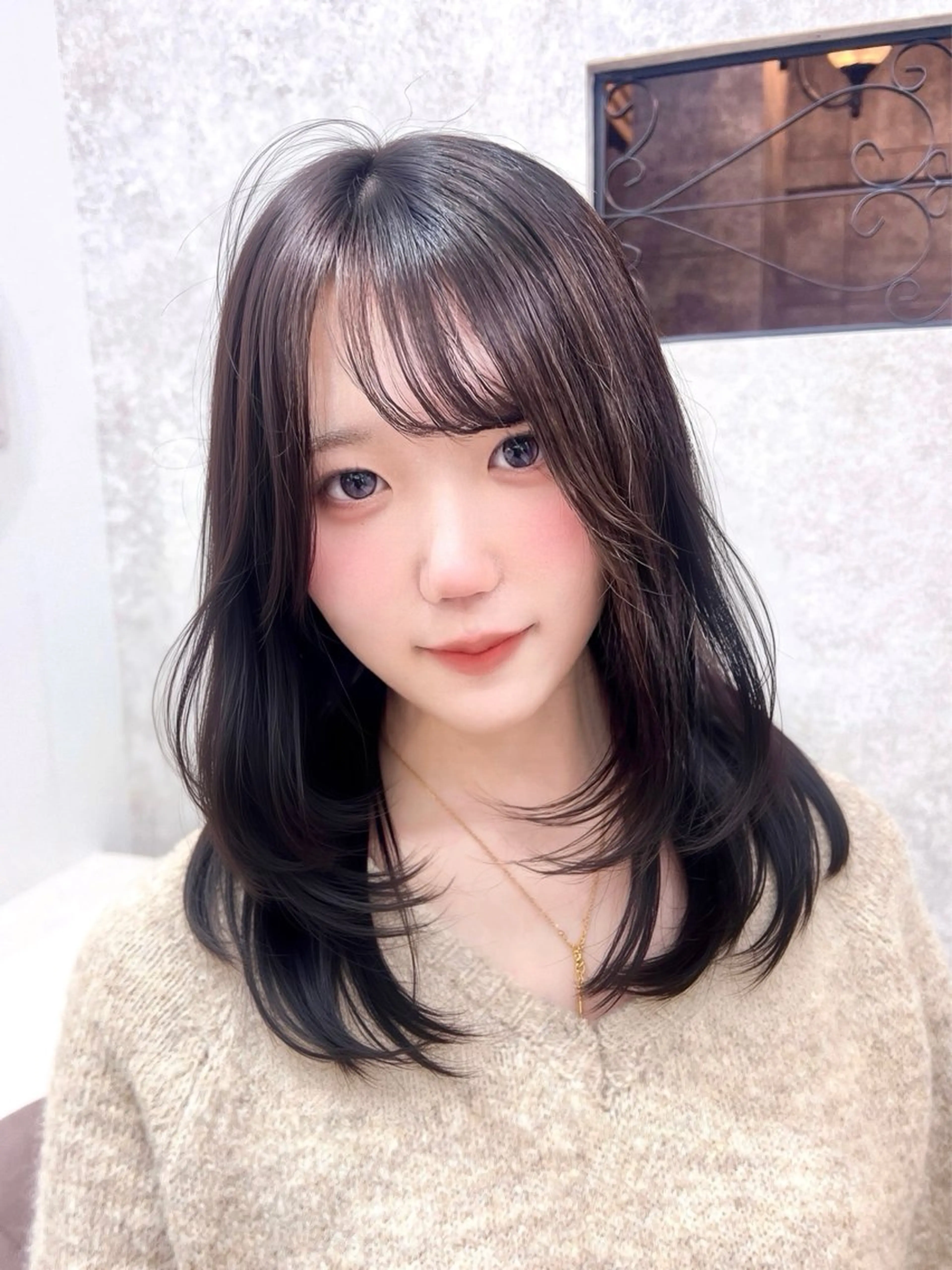 ✂️今流行りのレイヤーカット✂️🫧✨シャンプー込み🫧✨￥4,600#韓国ヘアの写真