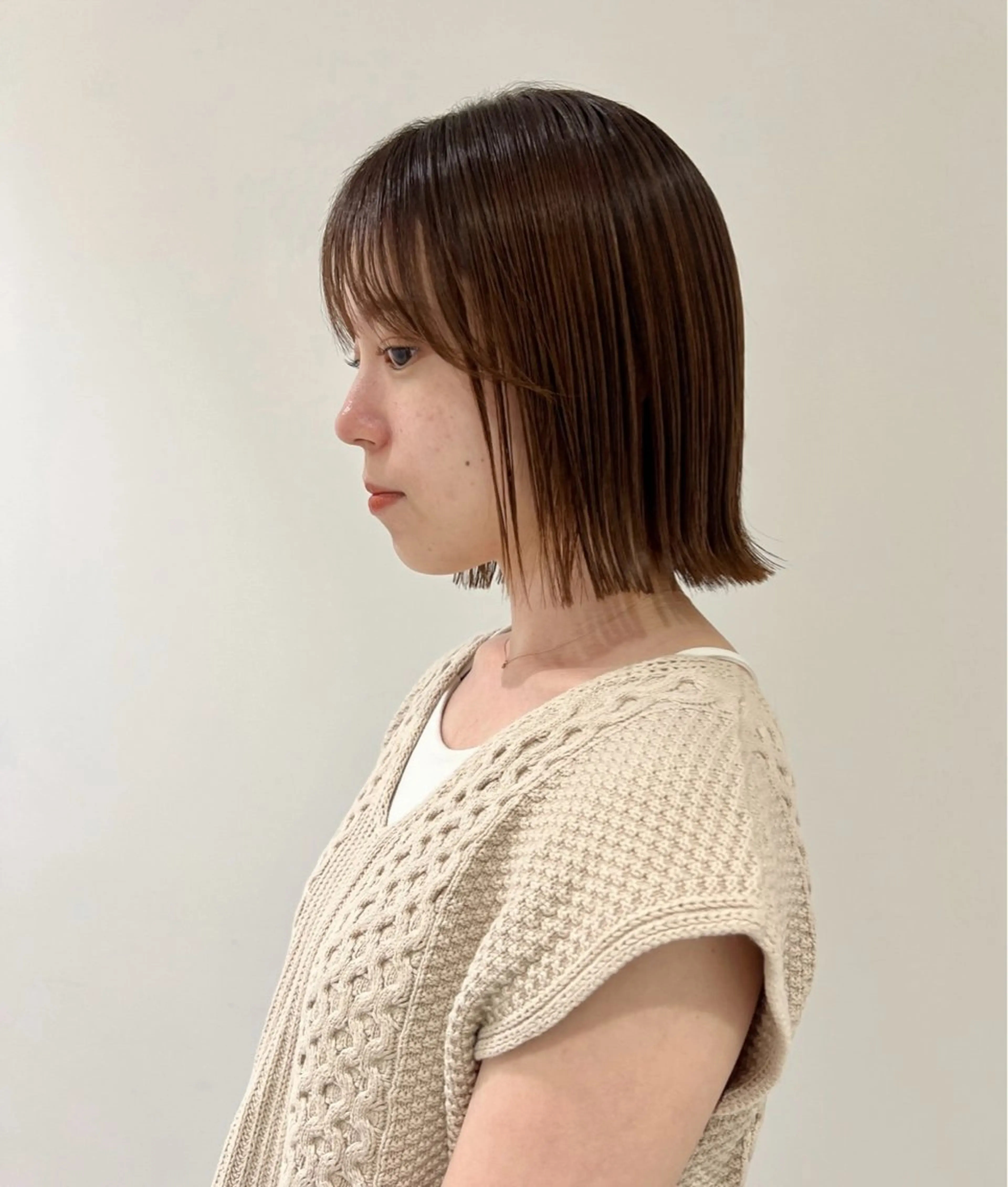 カラー カット りな/ボブ /ダブルカラーのヘアスタイル