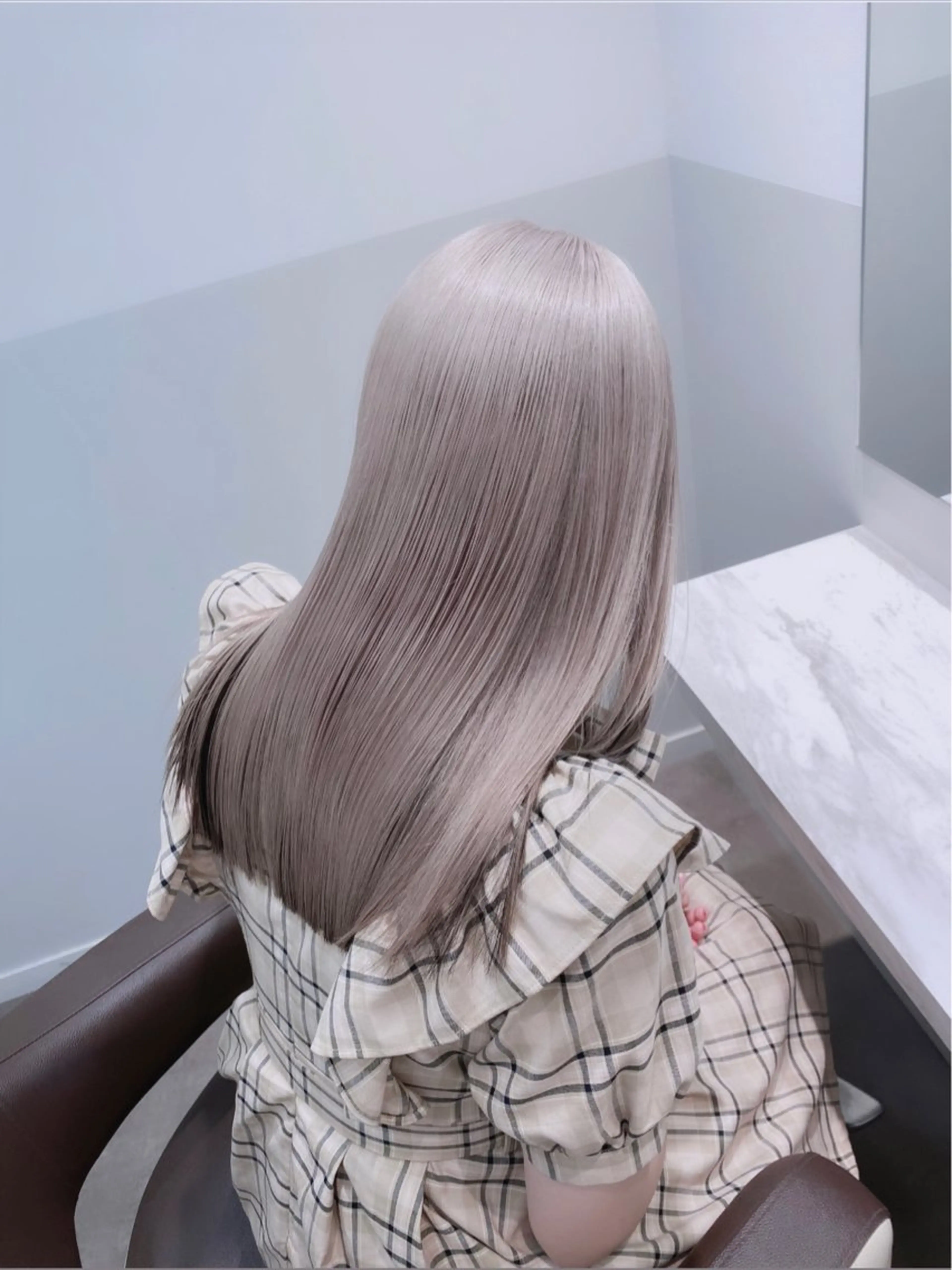 ロング カラー ヘアアレンジ メンズ ハイトーン美容師 MASATOのヘアスタイル