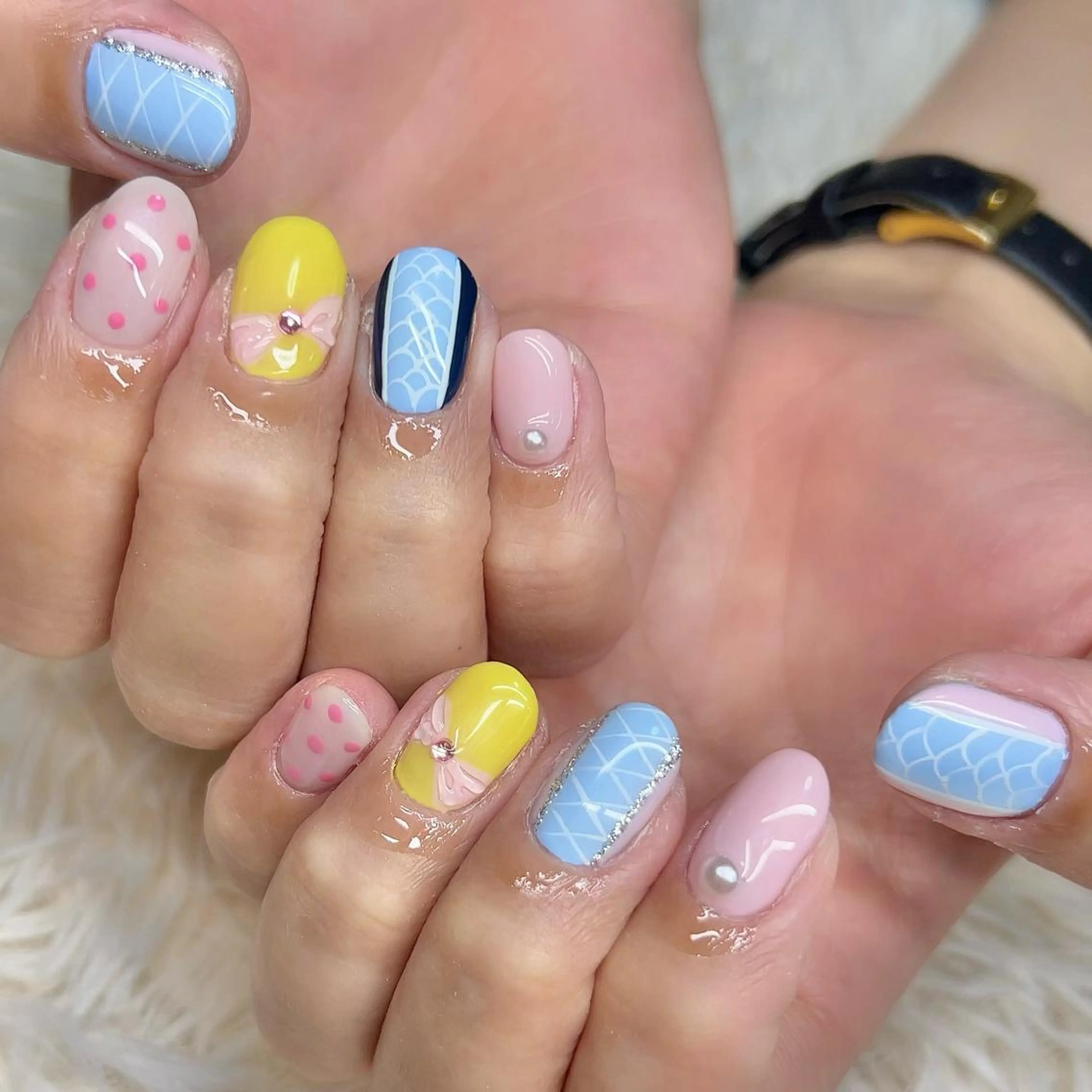 ネイル ハンドネイル 【Yappy🌈】 💖P-tanaのネイルデザイン