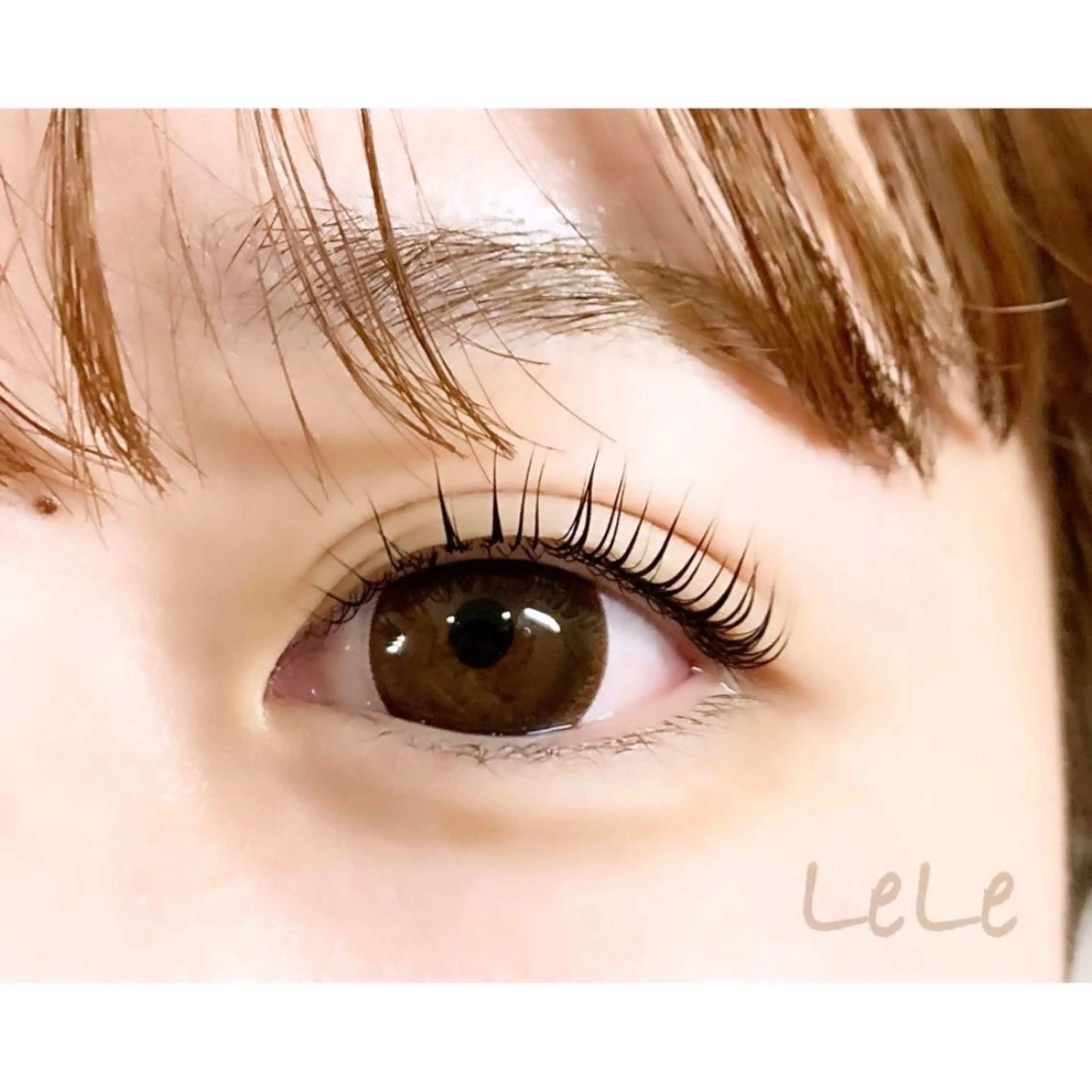 マツエク・マツパ LeLe/中崎町/ LED/眉毛のマツエク・マツパデザイン