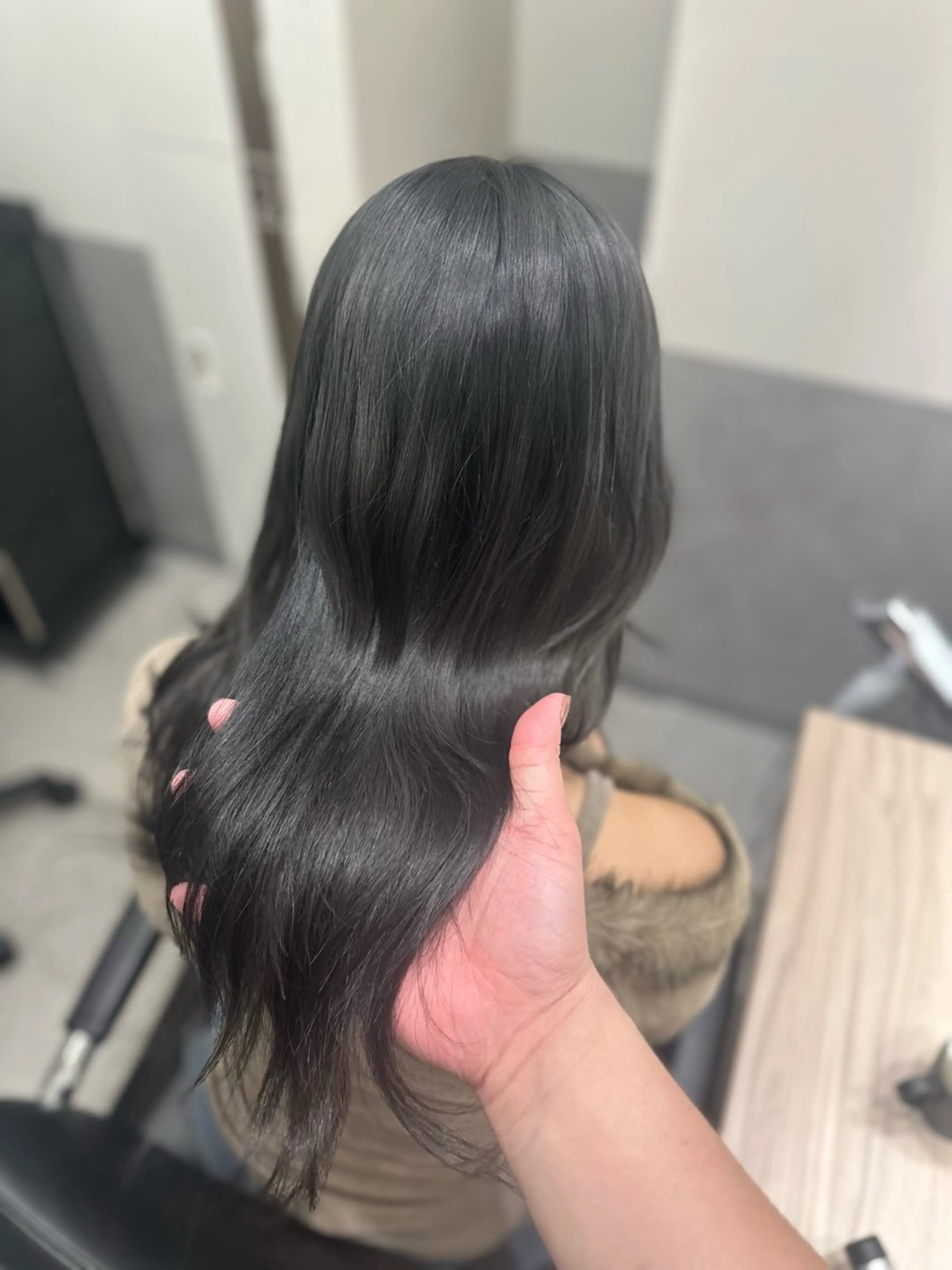 ロング カラー ヘアアレンジ ダブルカラー｜ なおき｜池袋美容師のヘアスタイル