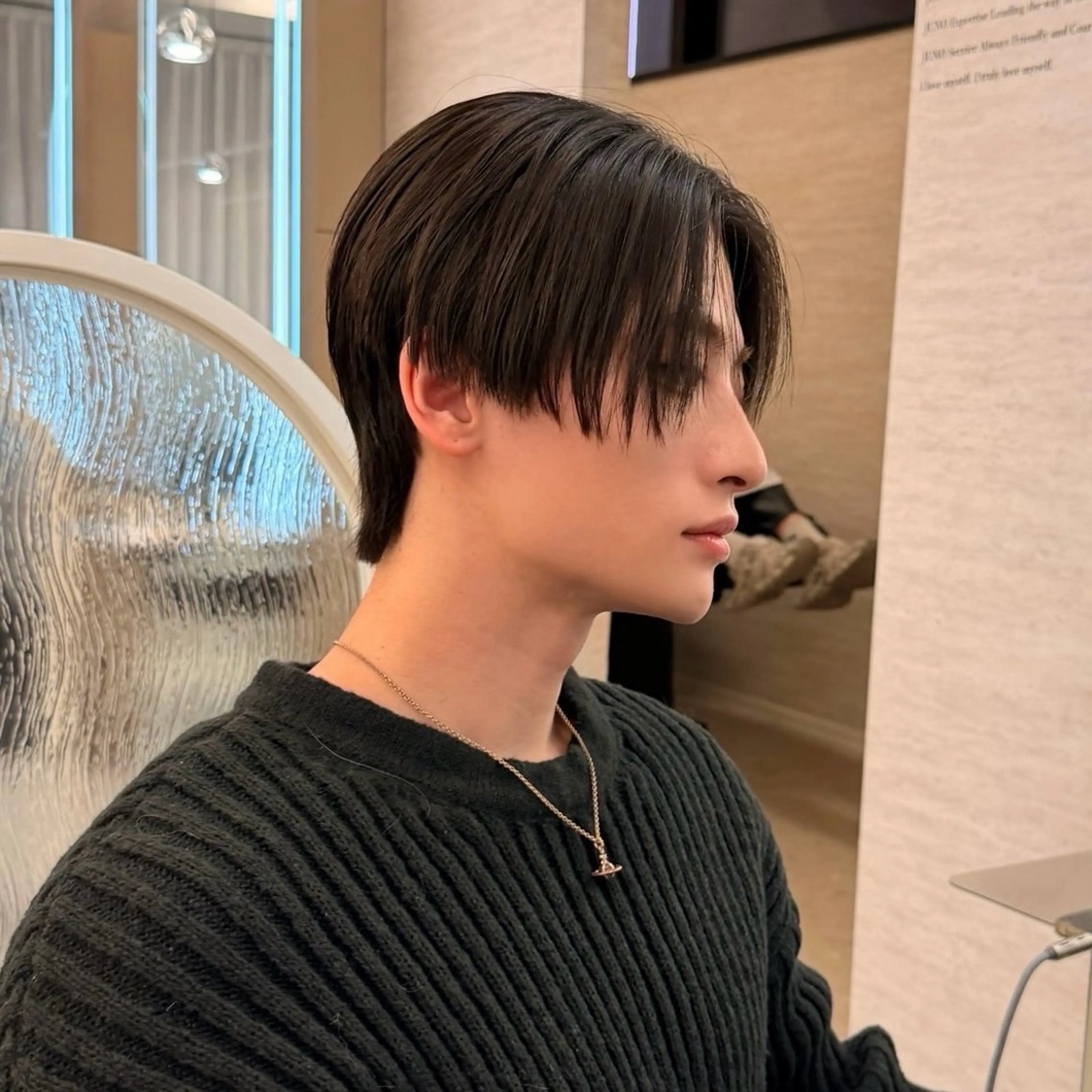 🇰🇷韓国メンズカット＋縮毛矯正の写真