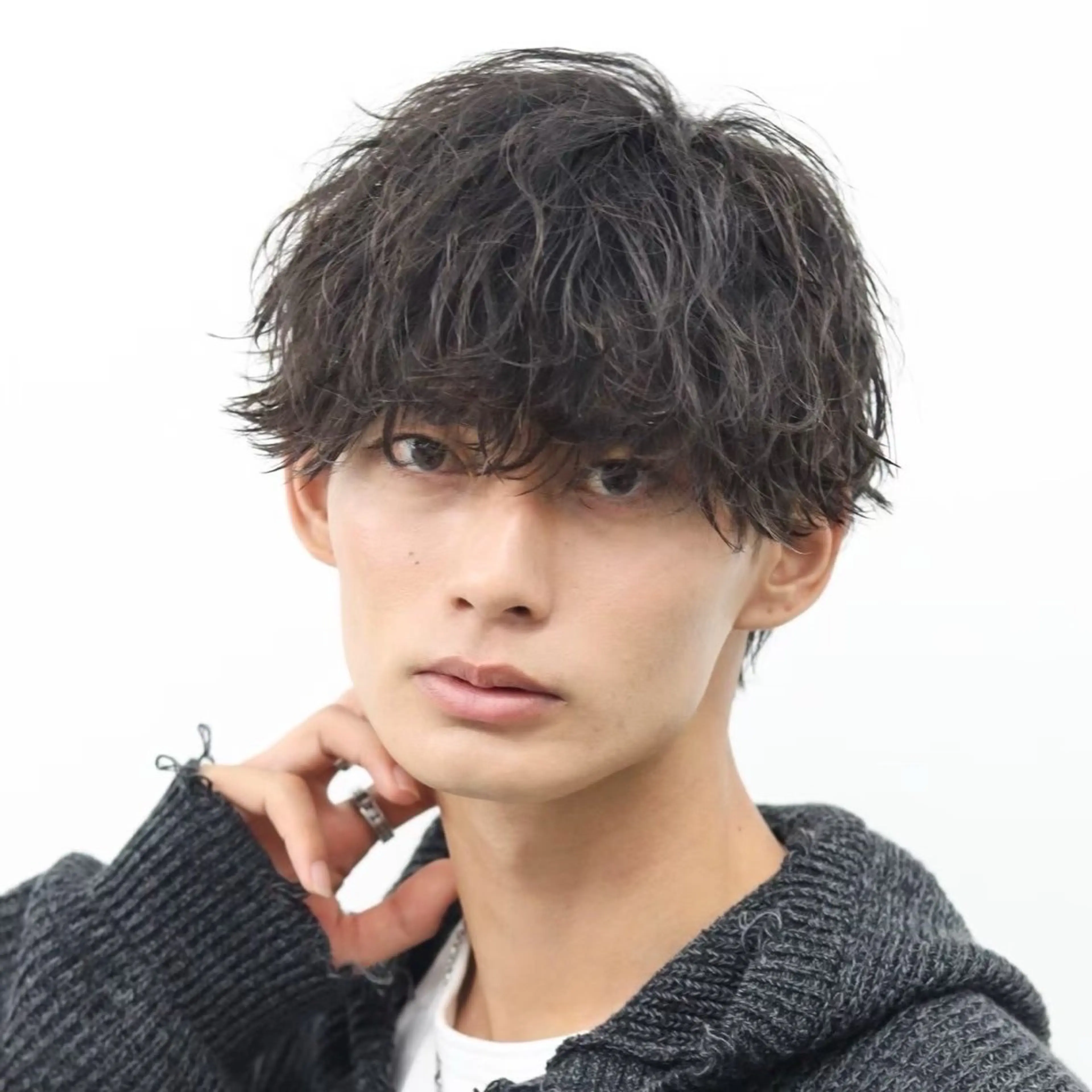 ショート パーマ メンズ カット パーマ 🔥ジャス/ メンズ特化美容師🔥のヘアスタイル