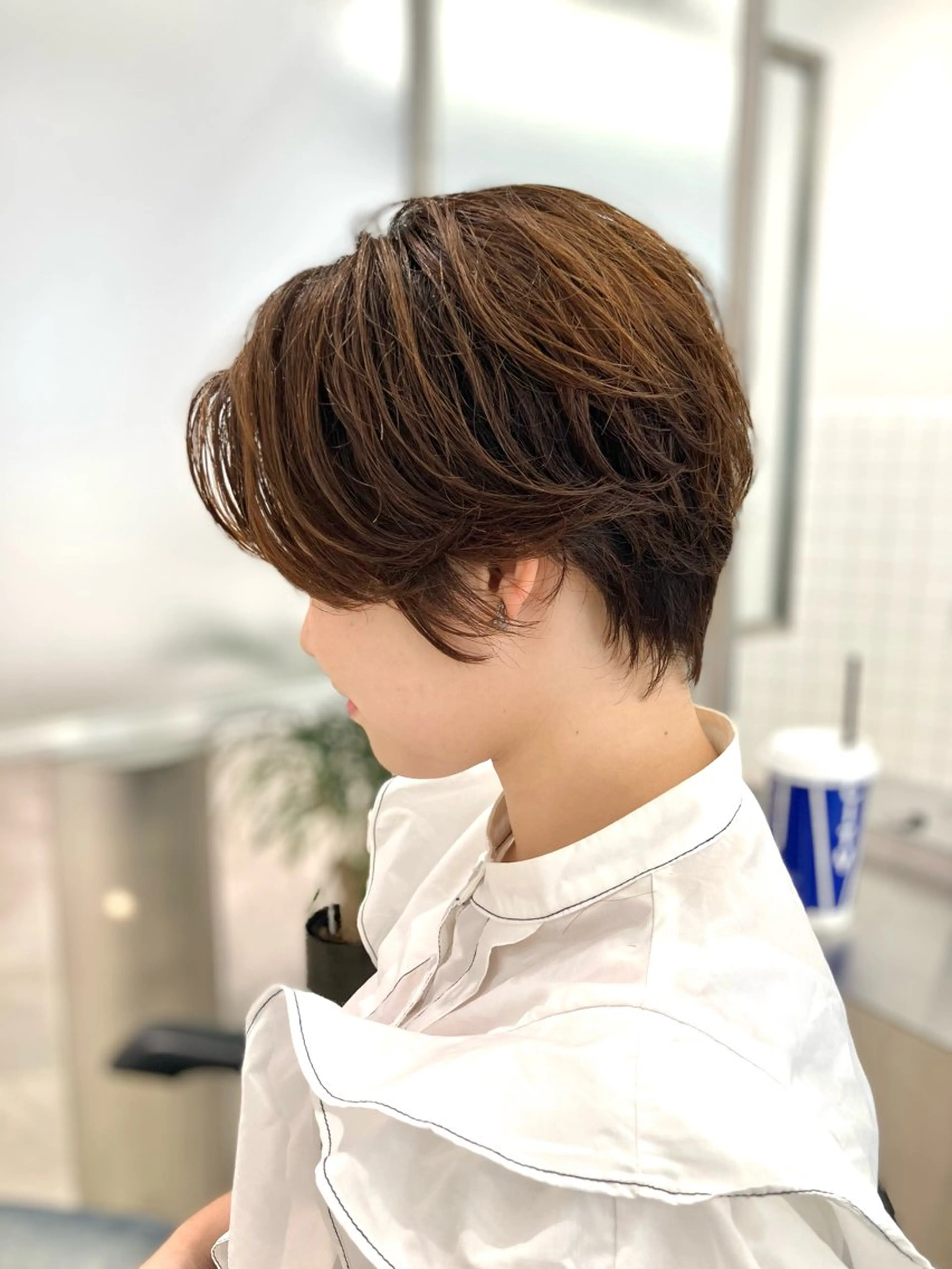 ショート ショートヘア 髪質改善/艶カラー 縮毛矯正/みほのヘアスタイル