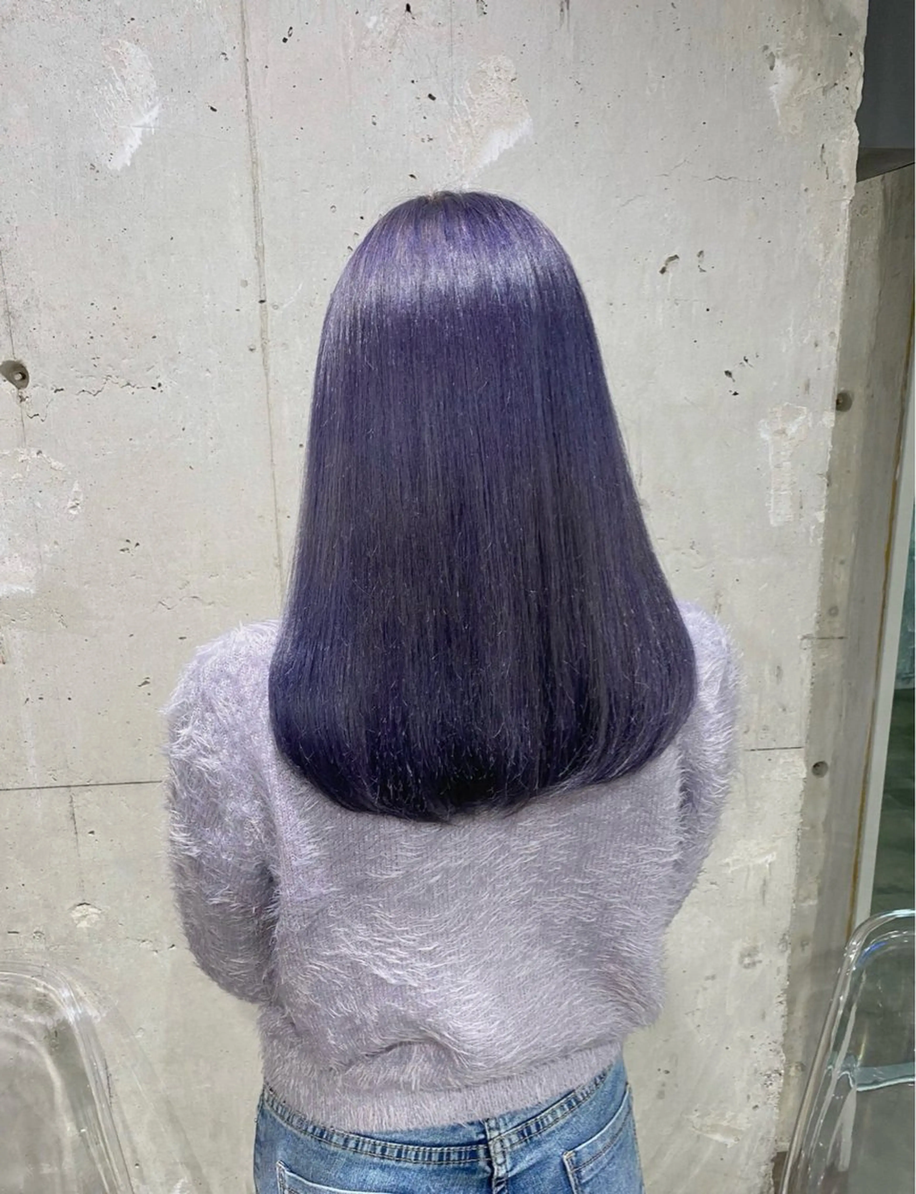 セミロング ヘアカラー 🍀yuria/ハイ トーン/ペールカラーのヘアスタイル