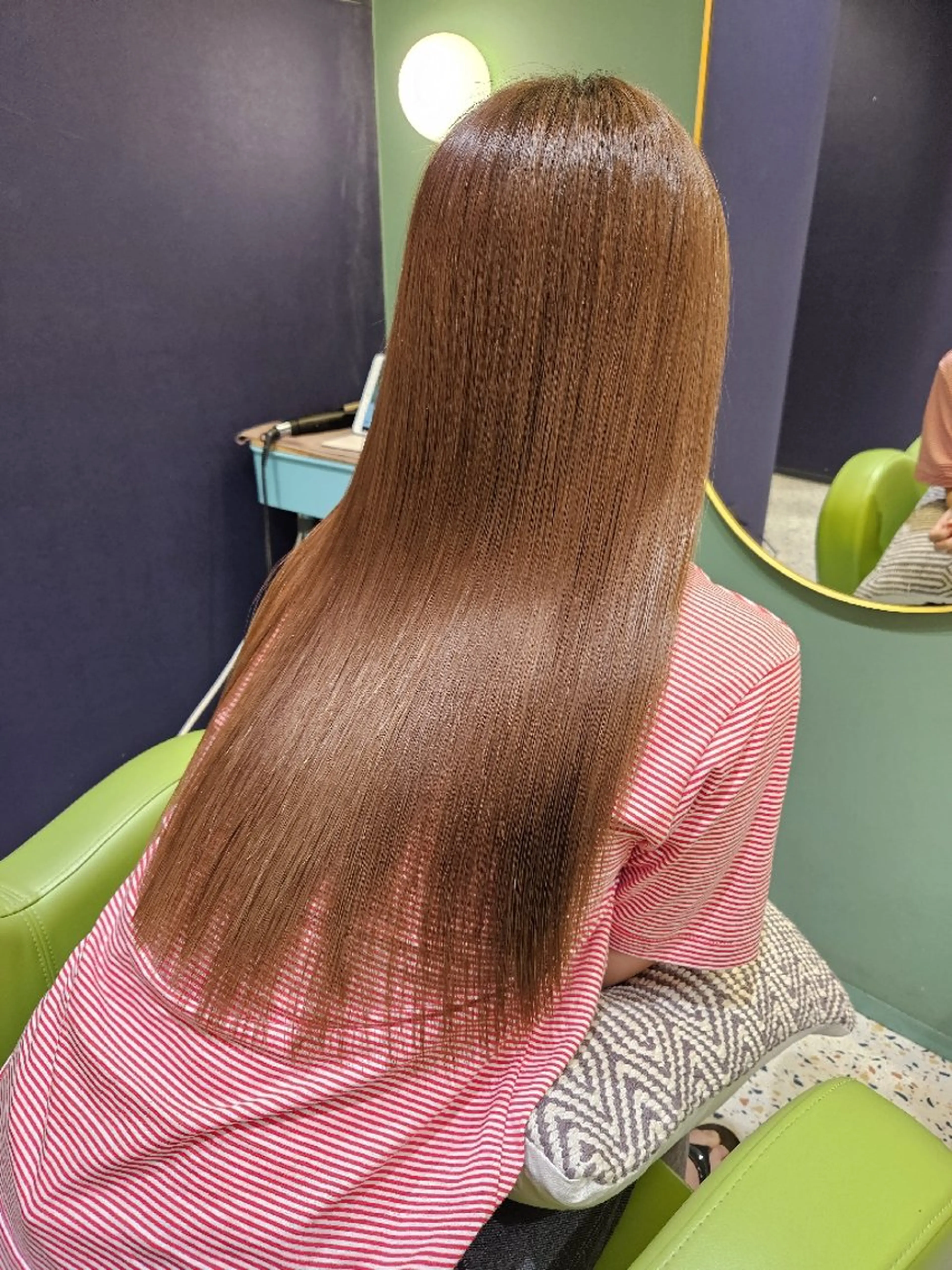 ロング カラー ケアカラー 髪質改善 トリートメント 酸熱トリートメント カット 縮毛矯正 トリートメント 成瀬 弘光のヘアスタイル