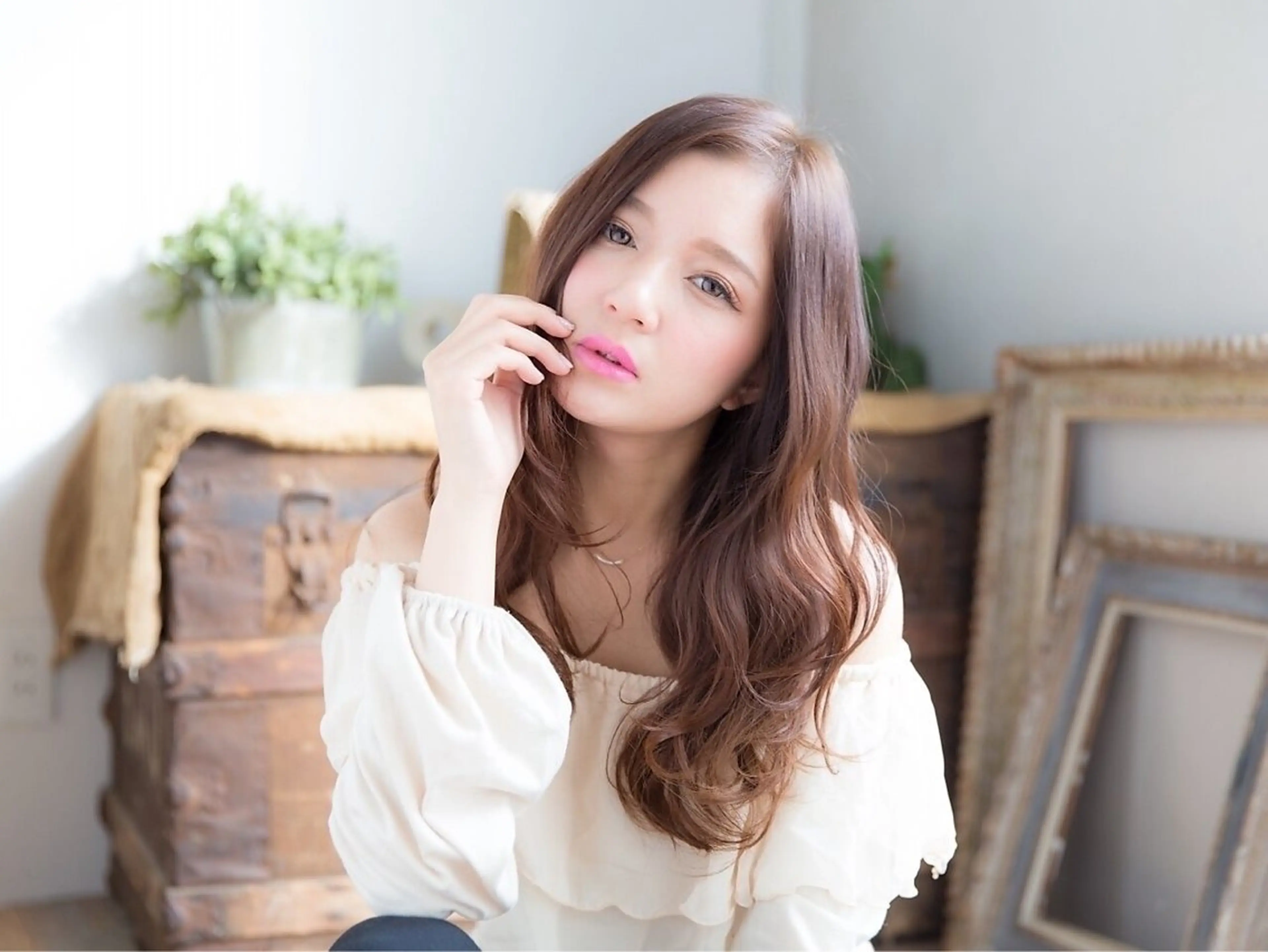 【✨前髪縮毛矯正（もみあげ含む✨】の写真