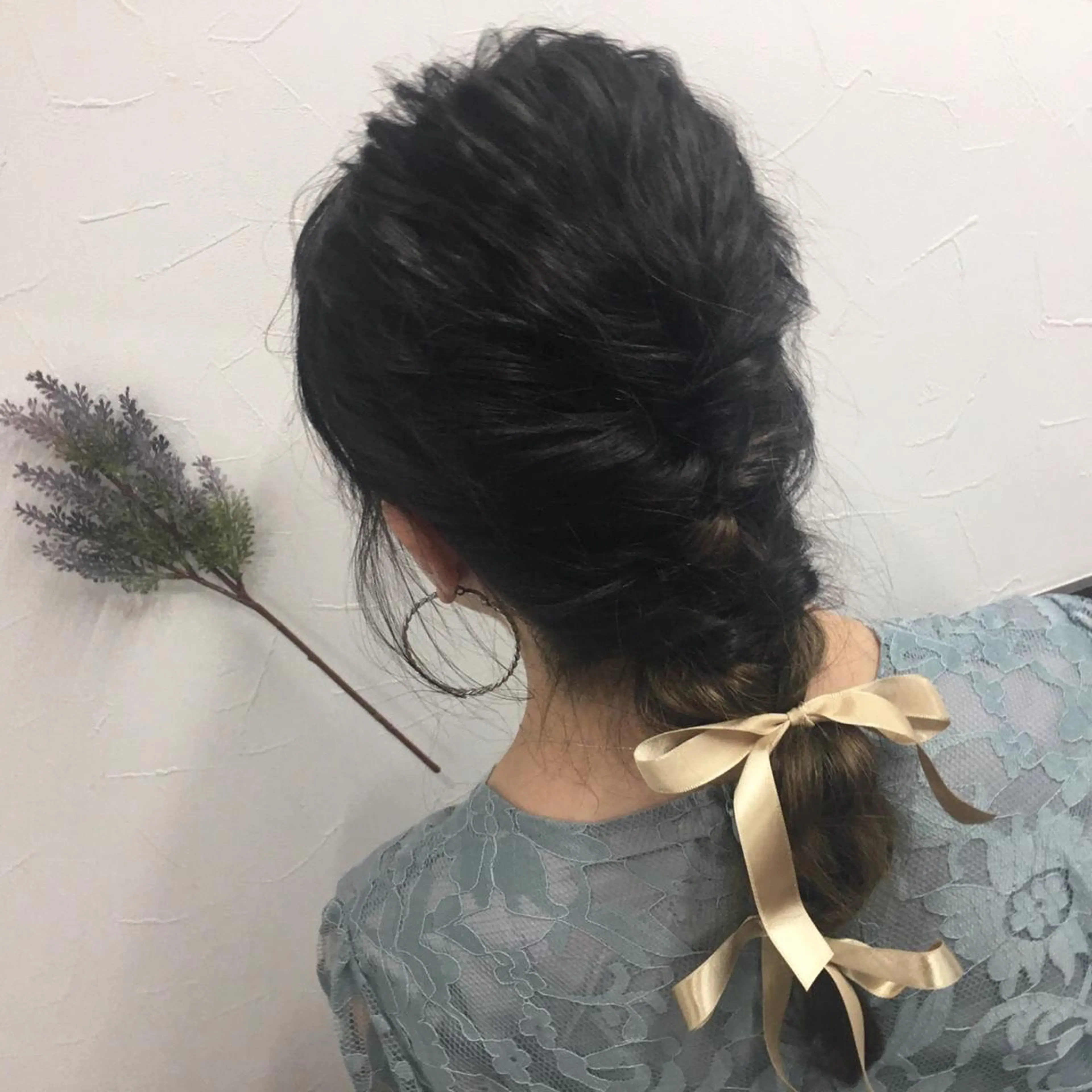 ロング 田中 真理のヘアスタイル