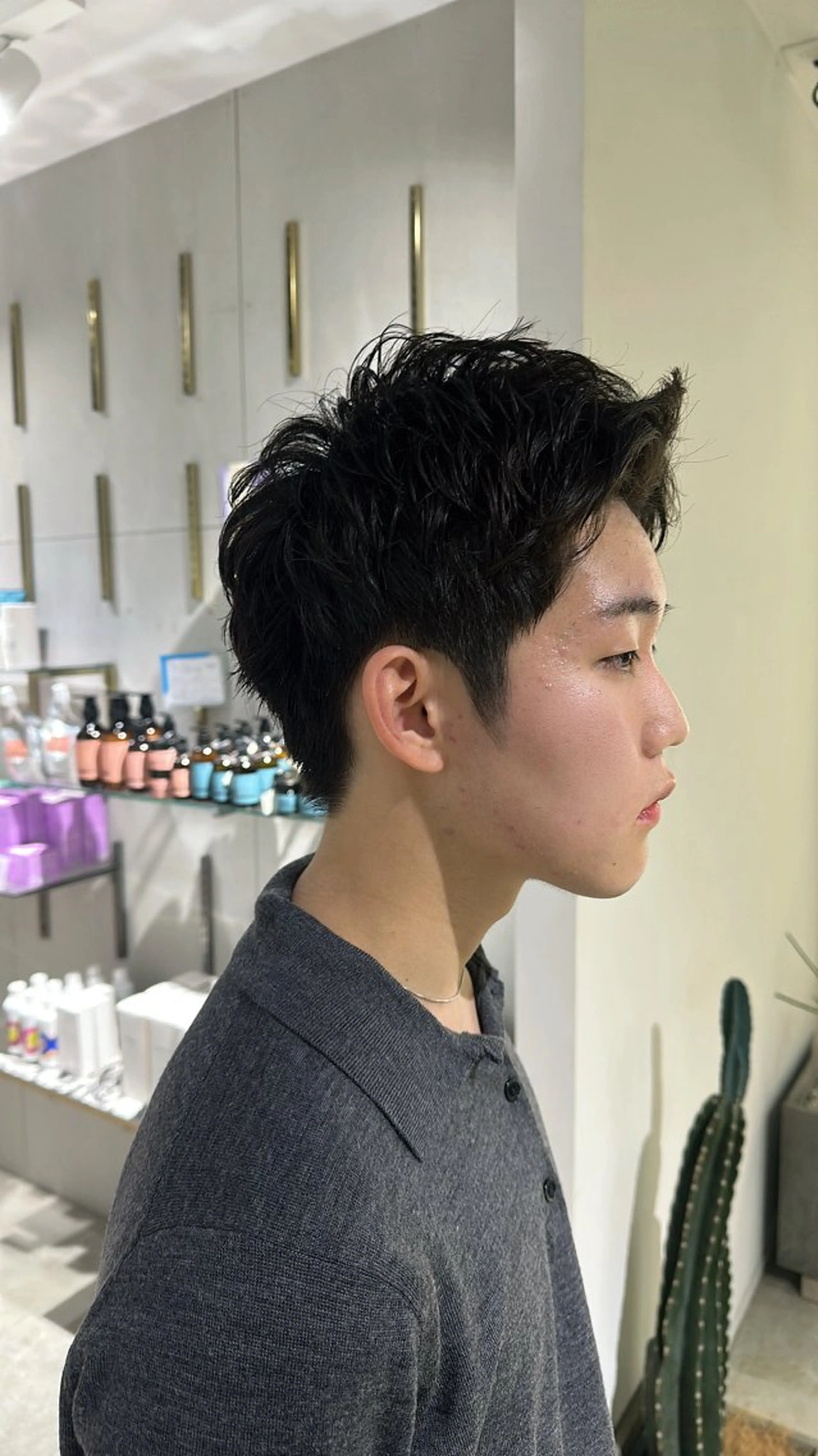 メンズ メンズパーマ milli 佐藤 蓮 🤏のヘアスタイル