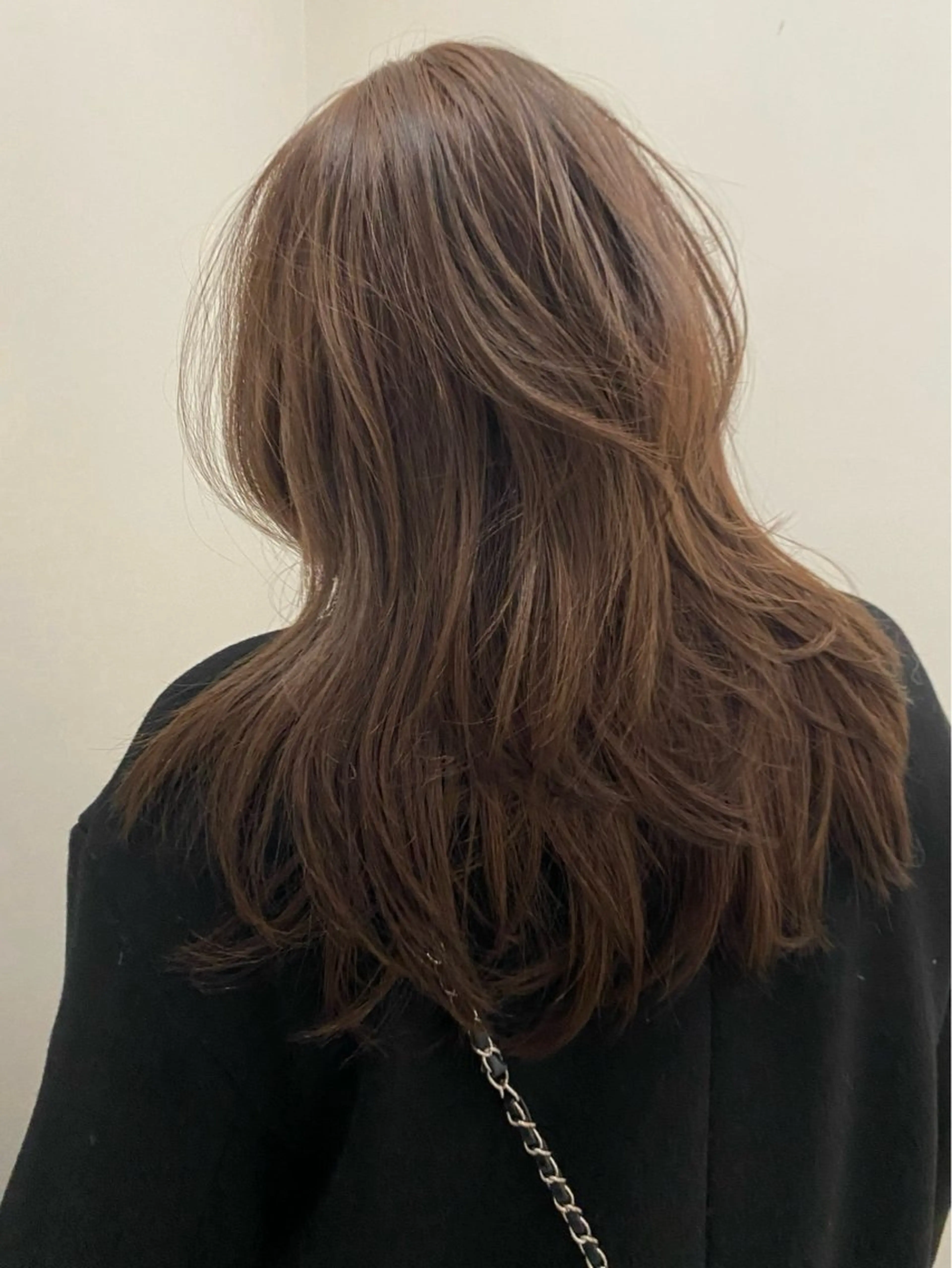 ロング カラー ヘアアレンジ くびれヘア ハッシュカット 🎀韓国レイヤー 🎀白石菜々のヘアスタイル