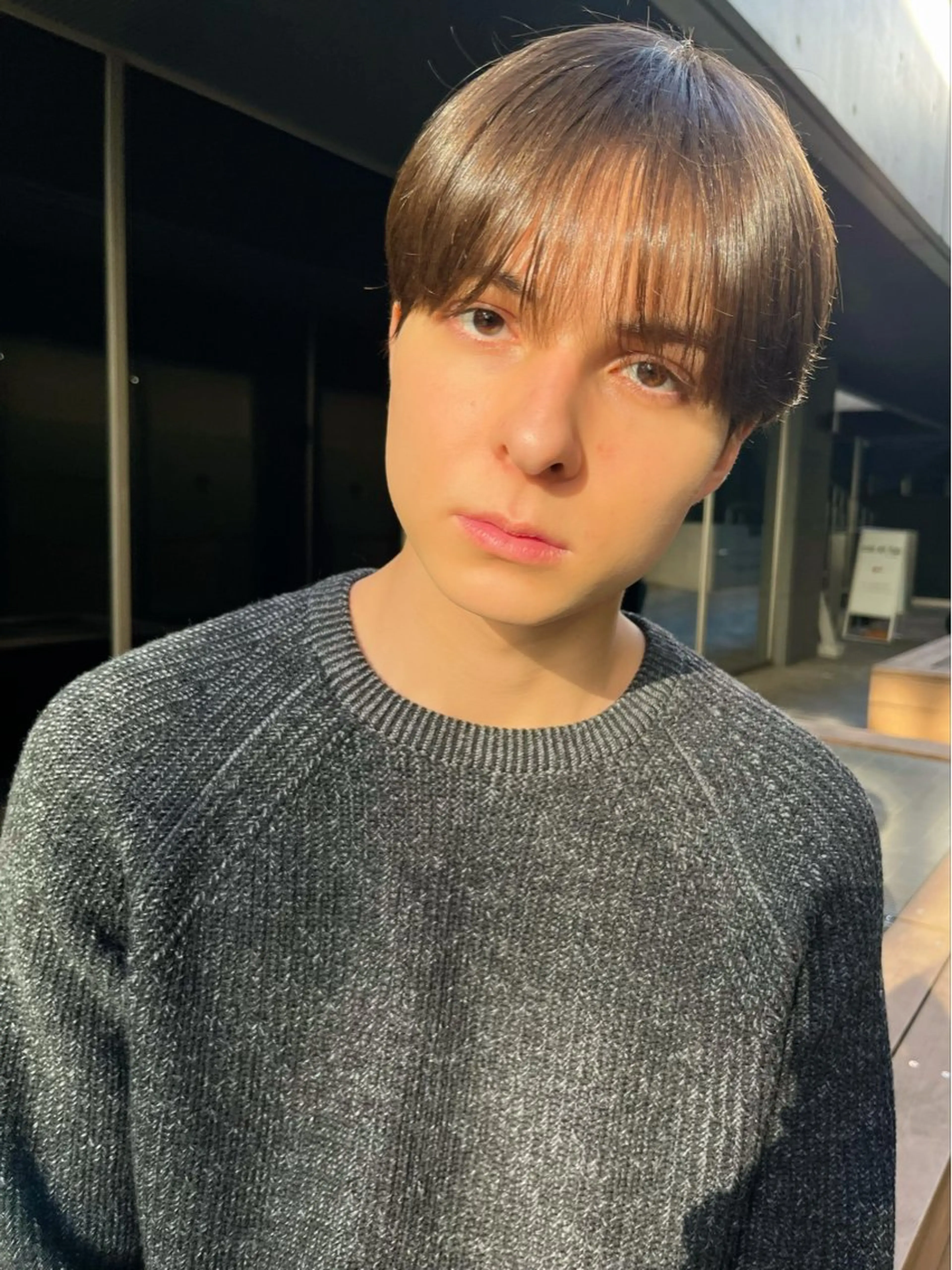 ショート メンズ メンズ🍃ナチュラル 韓国風ヘアRENのヘアスタイル