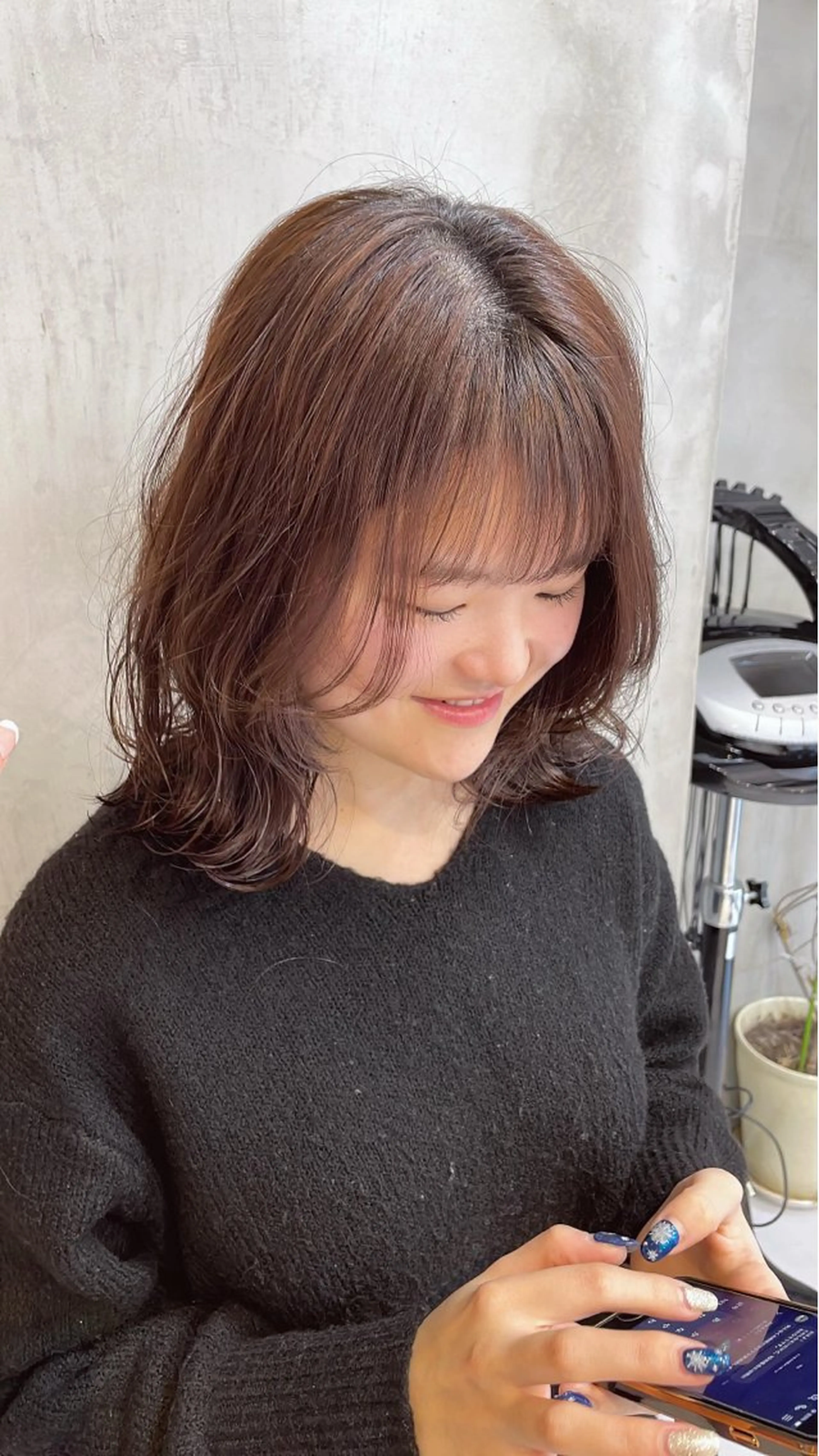 ミディアム ヘアカラー fifth春山 凜乃介のヘアスタイル