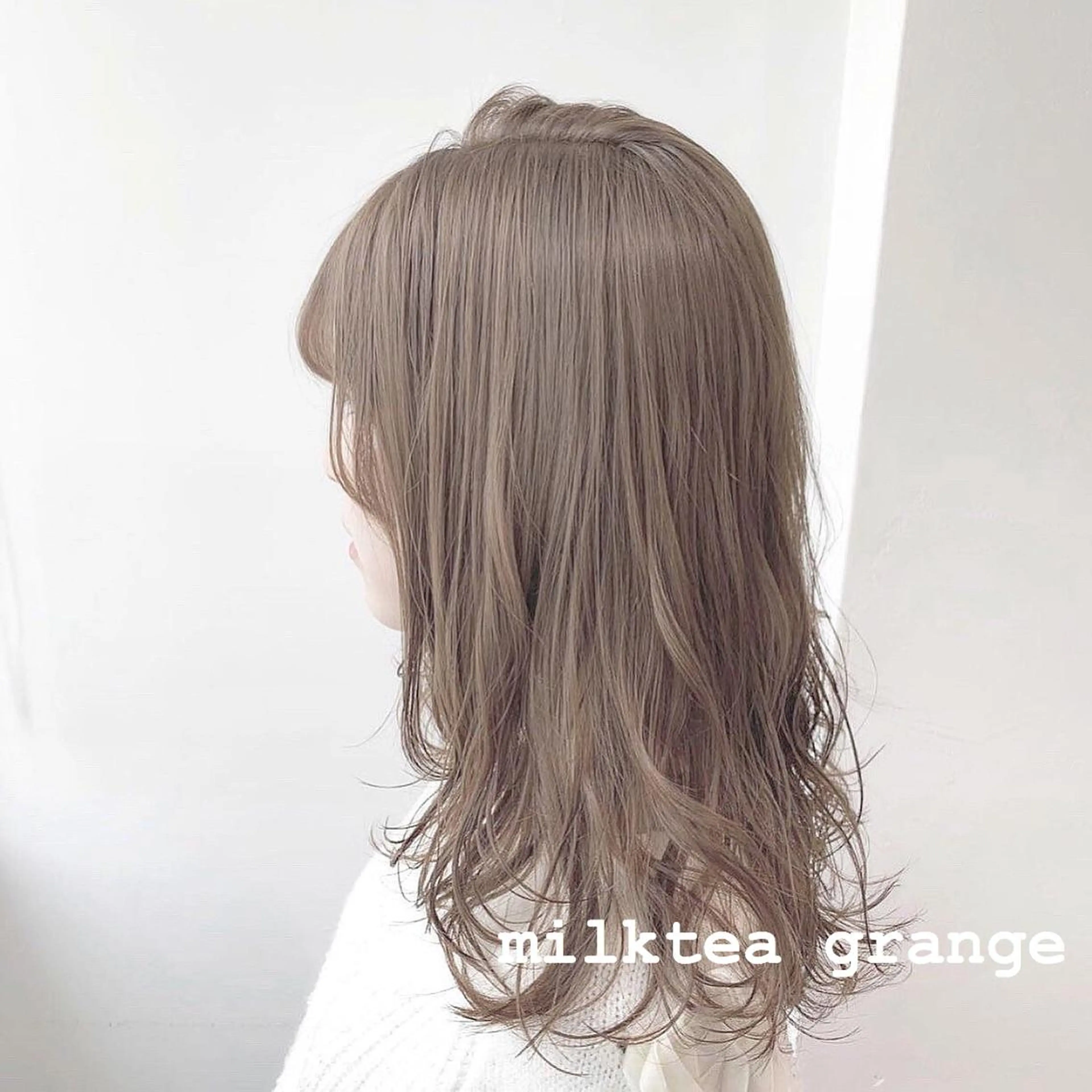 ミディアム カラー ヘアカラー 💗🤍透明感カラー 🤍💗kanonのヘアスタイル