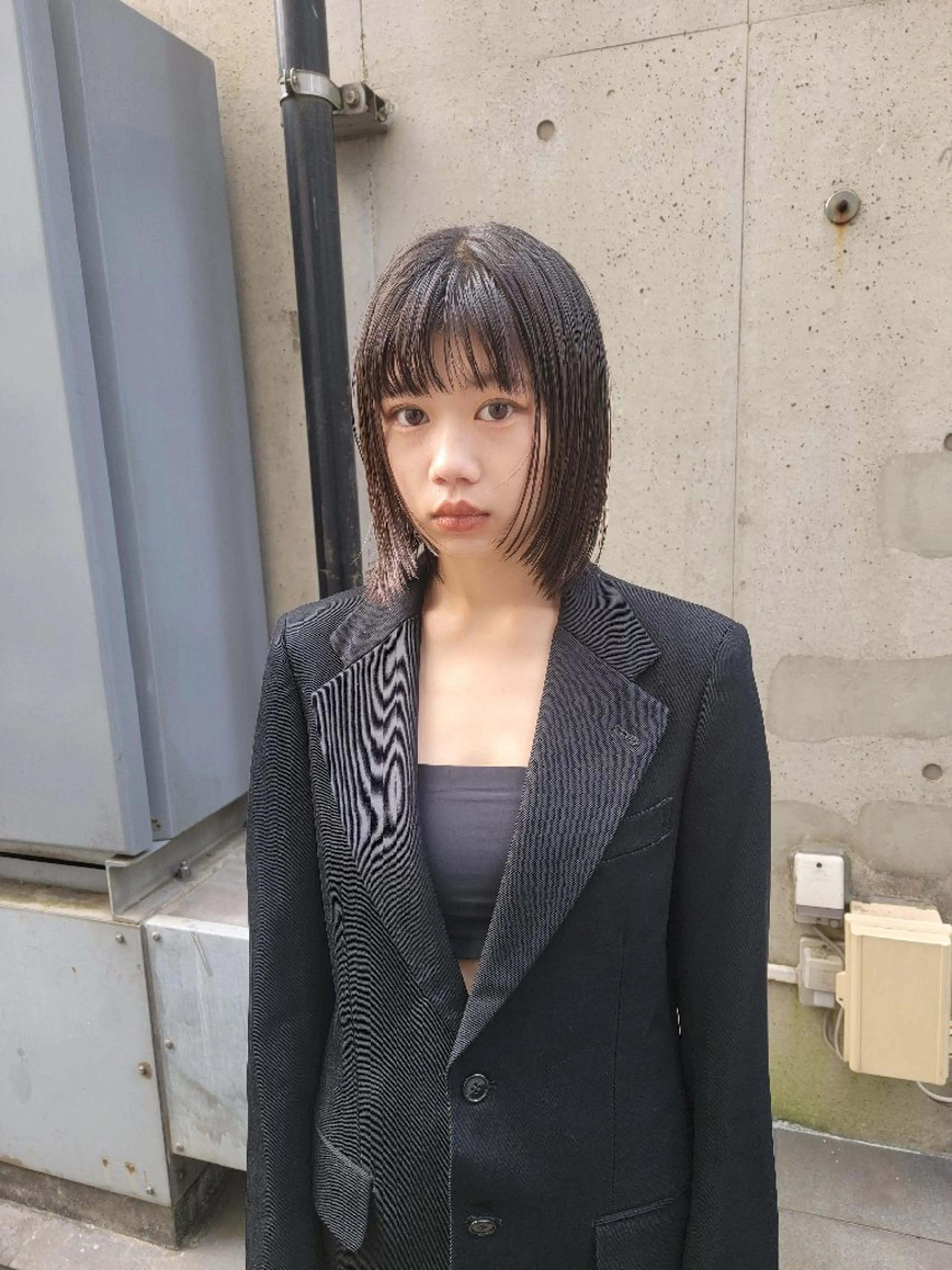 カラー ミディアム OMA カタギシのヘアスタイル