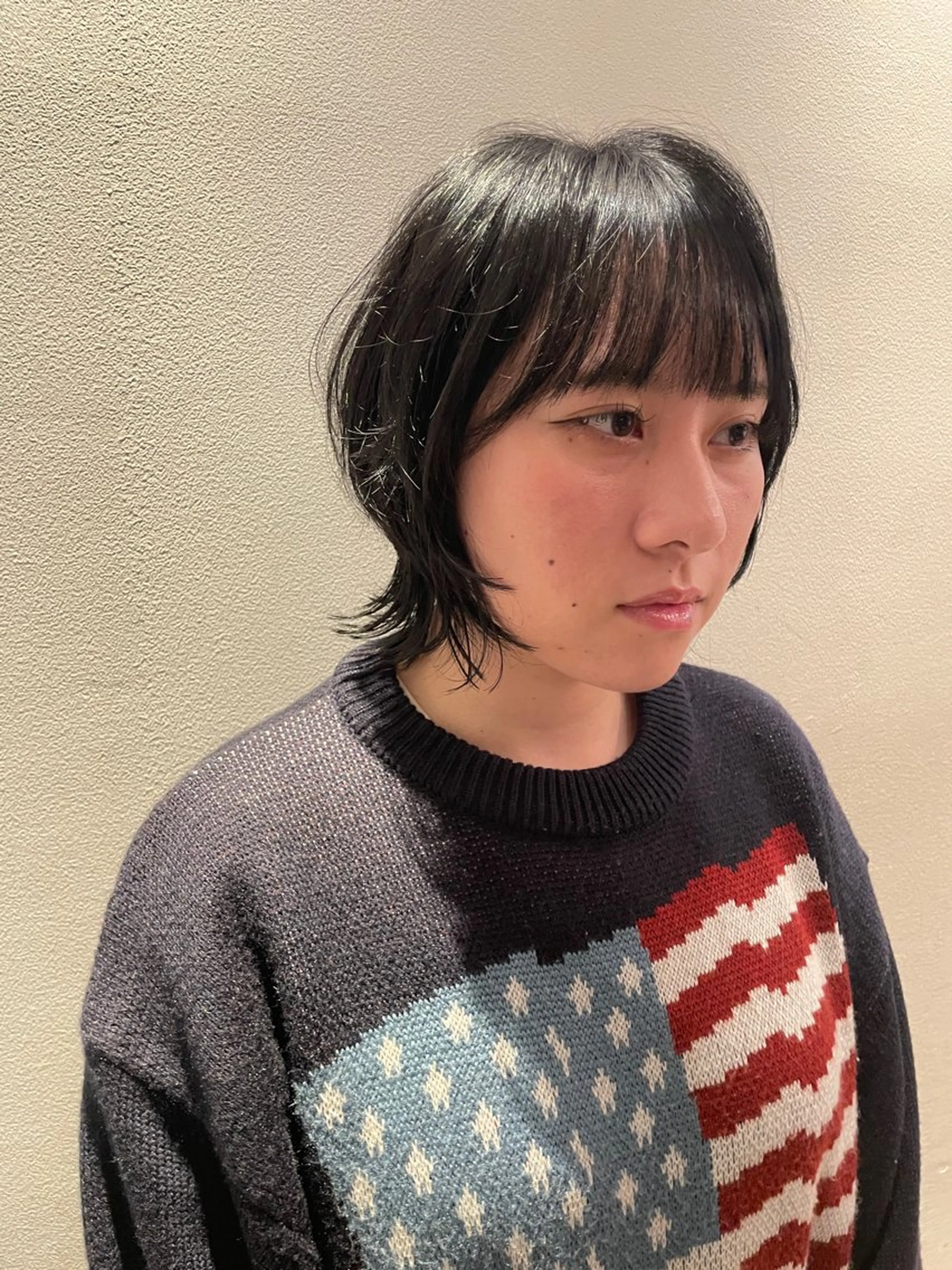 ショート ボブ ウルフカット カット ヘアカラー フジヤ サイタのヘアスタイル