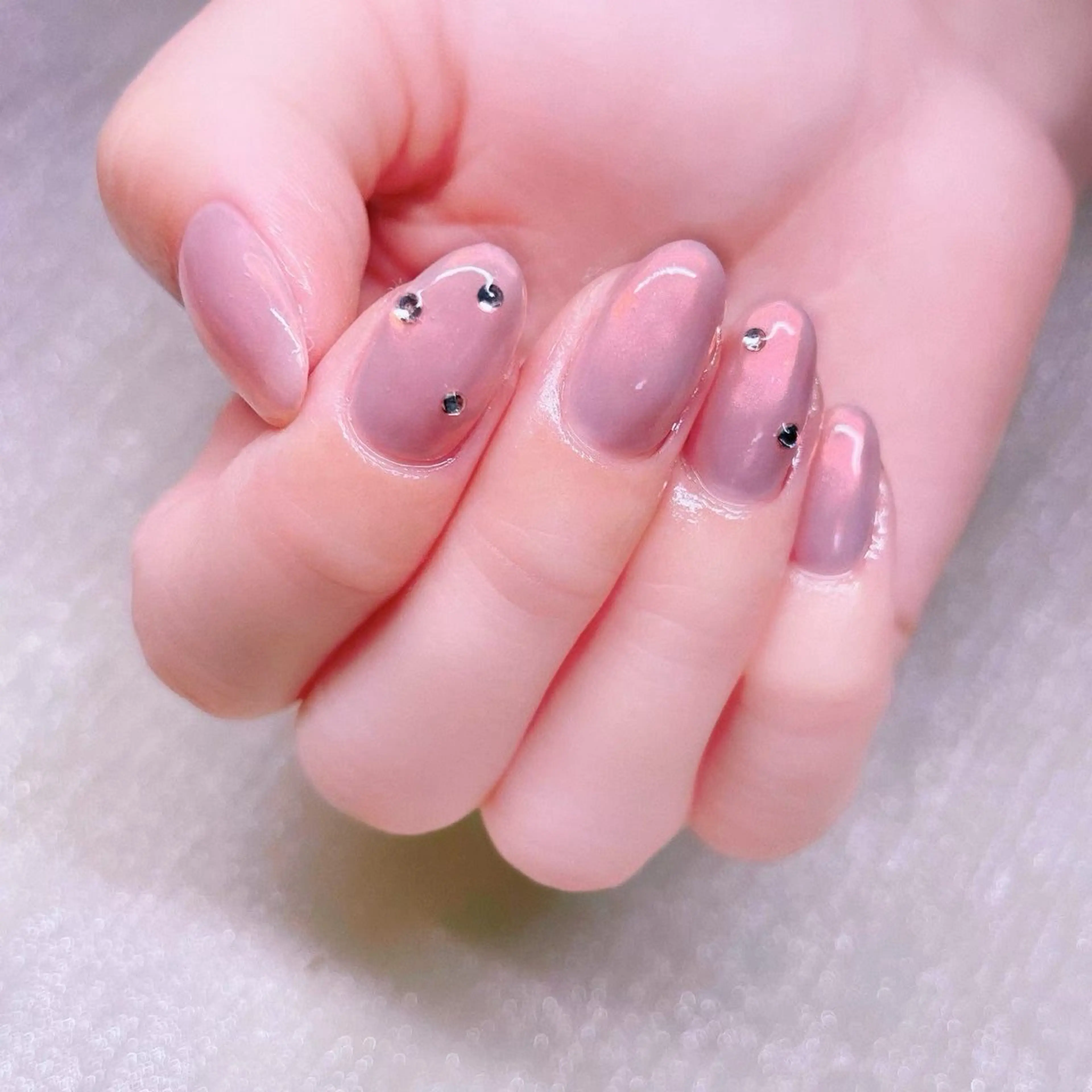 ネイル ストーンネイル ハンドネイル Nailist suzuのネイルデザイン