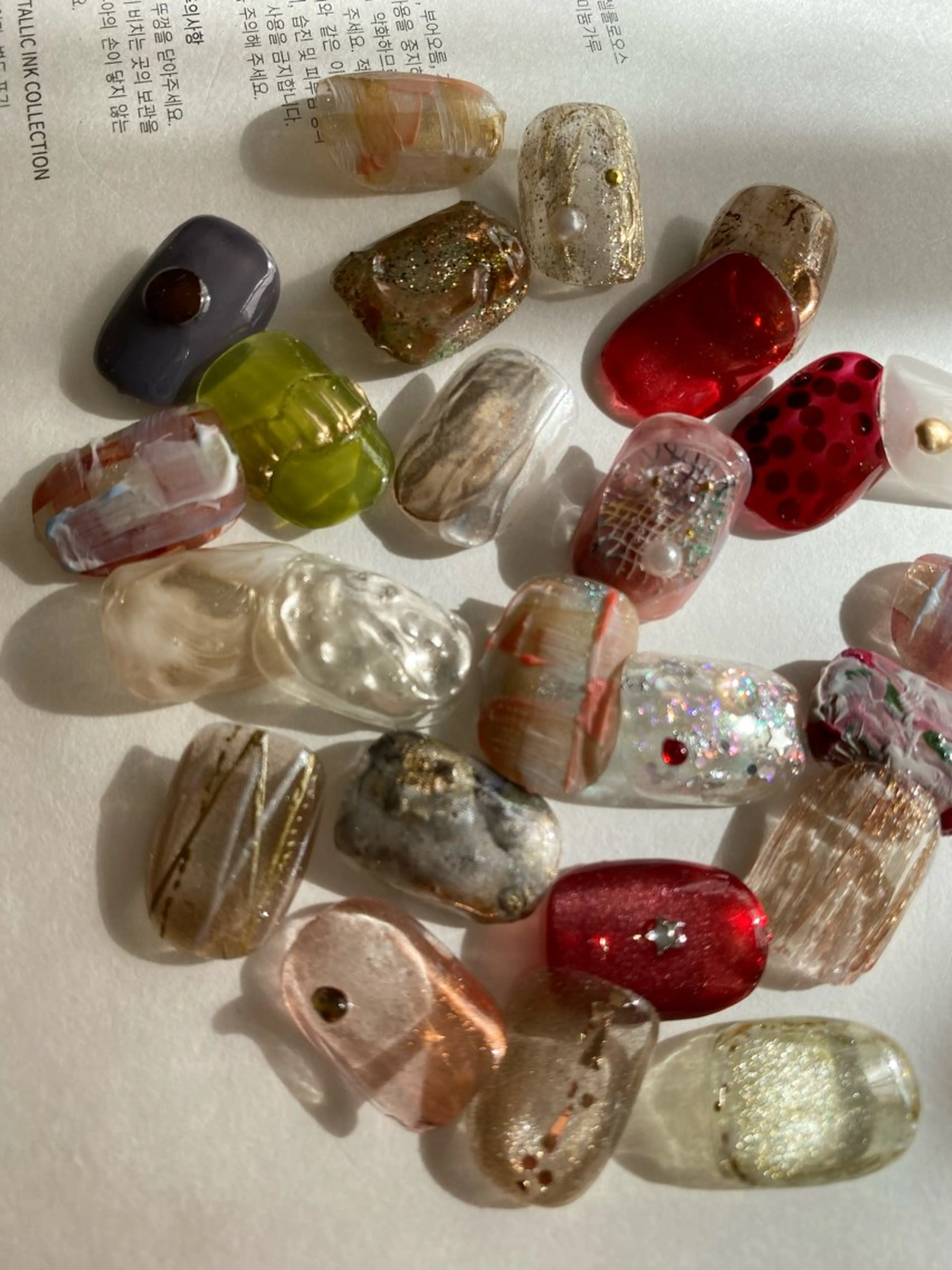 ネイル ジェルネイル マグネットネイル 持ち込み ニュアンスネイル ワンカラーネイル 草加ニュアンスネイル 🌚hersのネイルデザイン