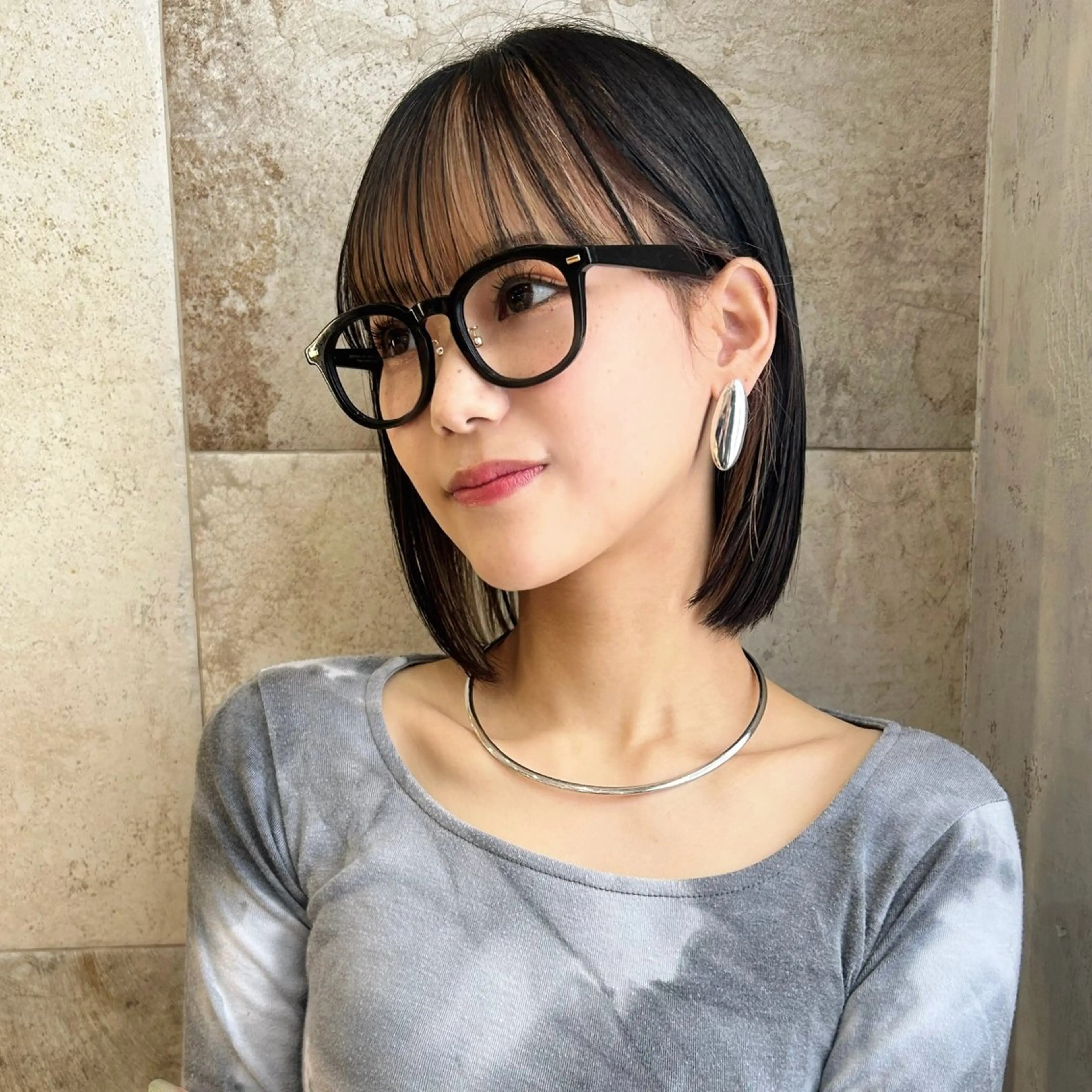 ショート カット 艶カラー/ボブ /似合わせ/田口愛那のヘアスタイル