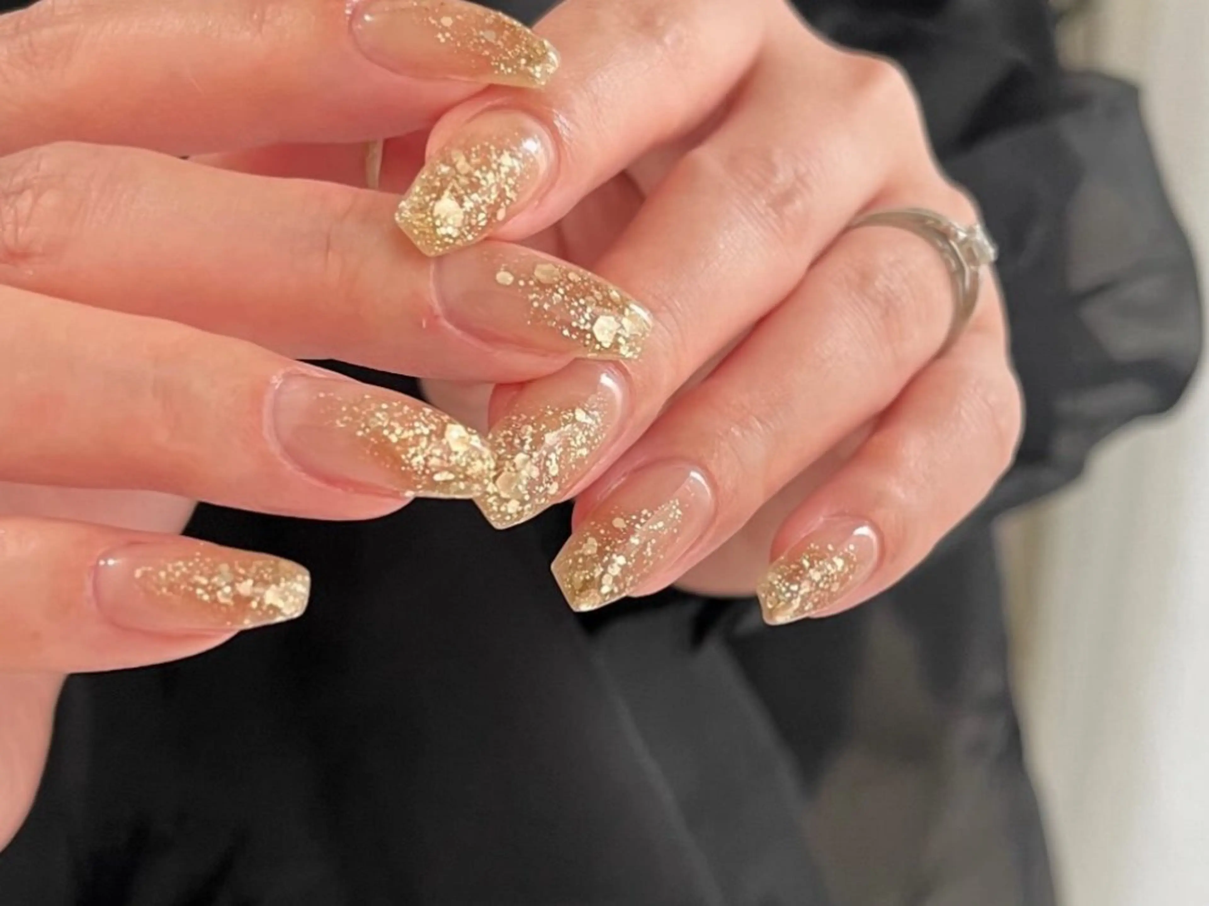 ネイル グラデーション ラメ(グリッター) ラメグラデーション ハンドネイル フットネイル ハンドケア Beauty Salon LUMIAS <ビューティーサロン ルミアス>所属・LUMIAS 🪽 Miyuki.のネイルデザイン