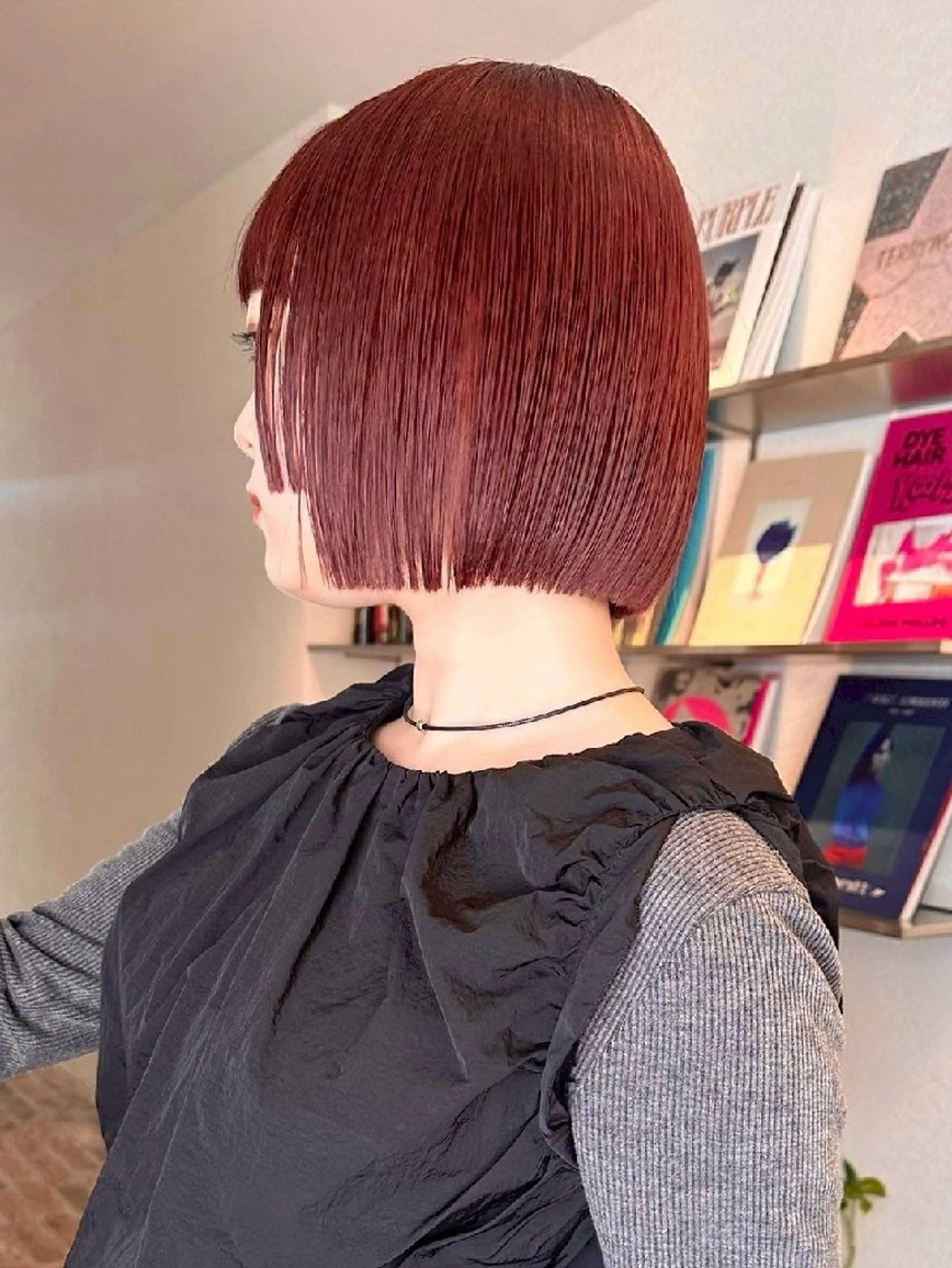 ミディアム ヘアカラー トリートメント ケアブリーチ特化 same 🦈のヘアスタイル