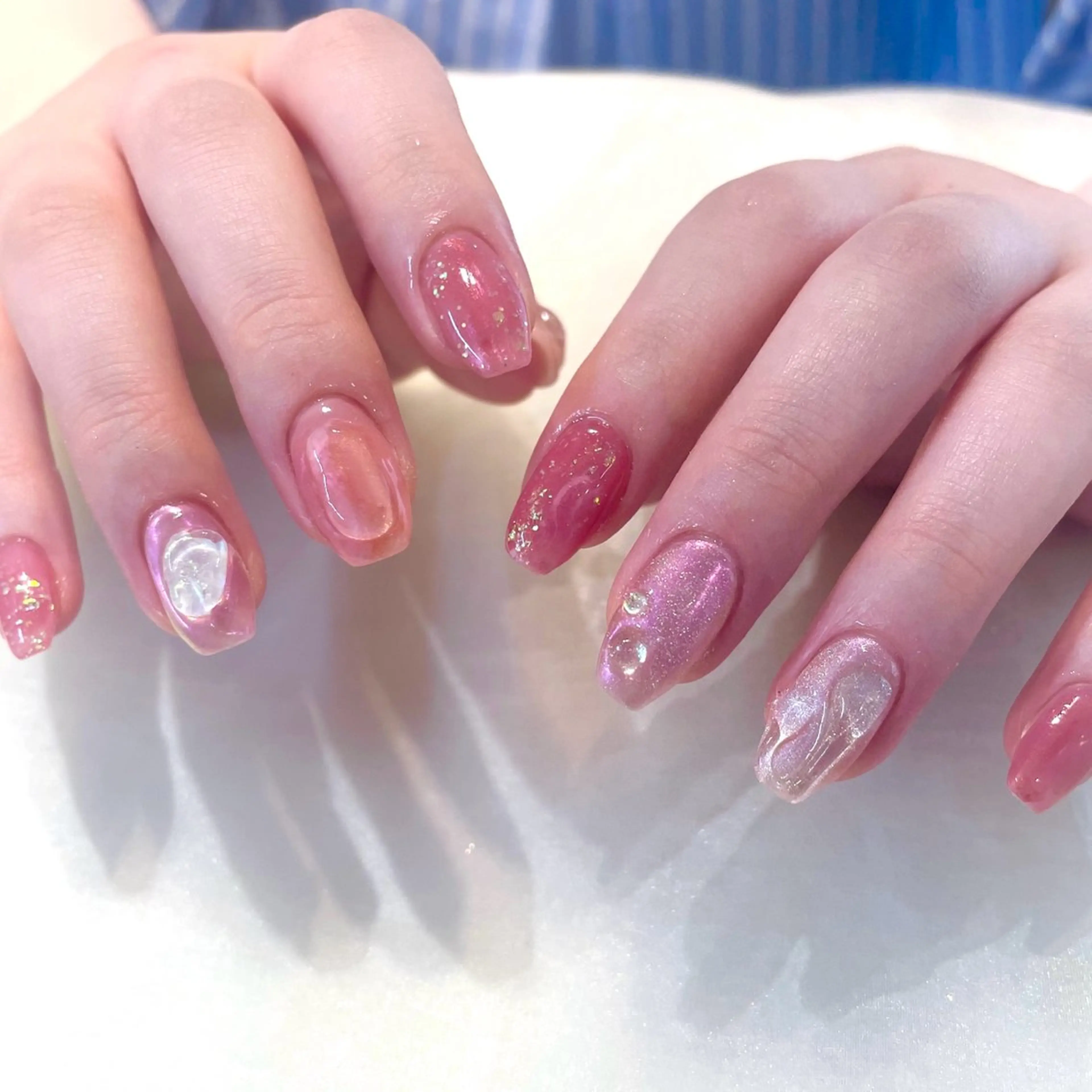 ネイル ハンドネイル 新井 ひなののネイルデザイン