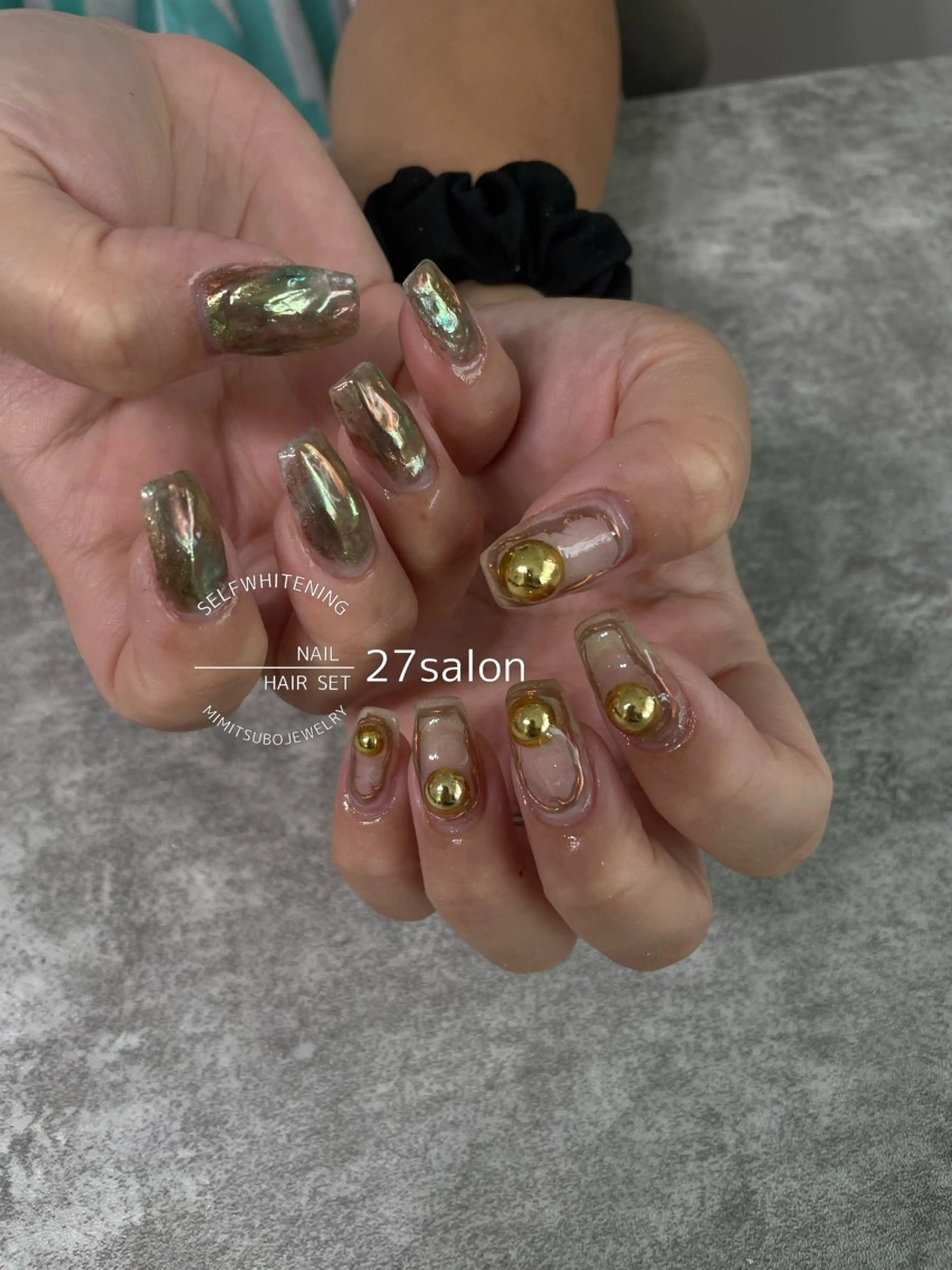 ネイル ニュアンスネイル ハンドネイル 27salon yuinaのネイルデザイン