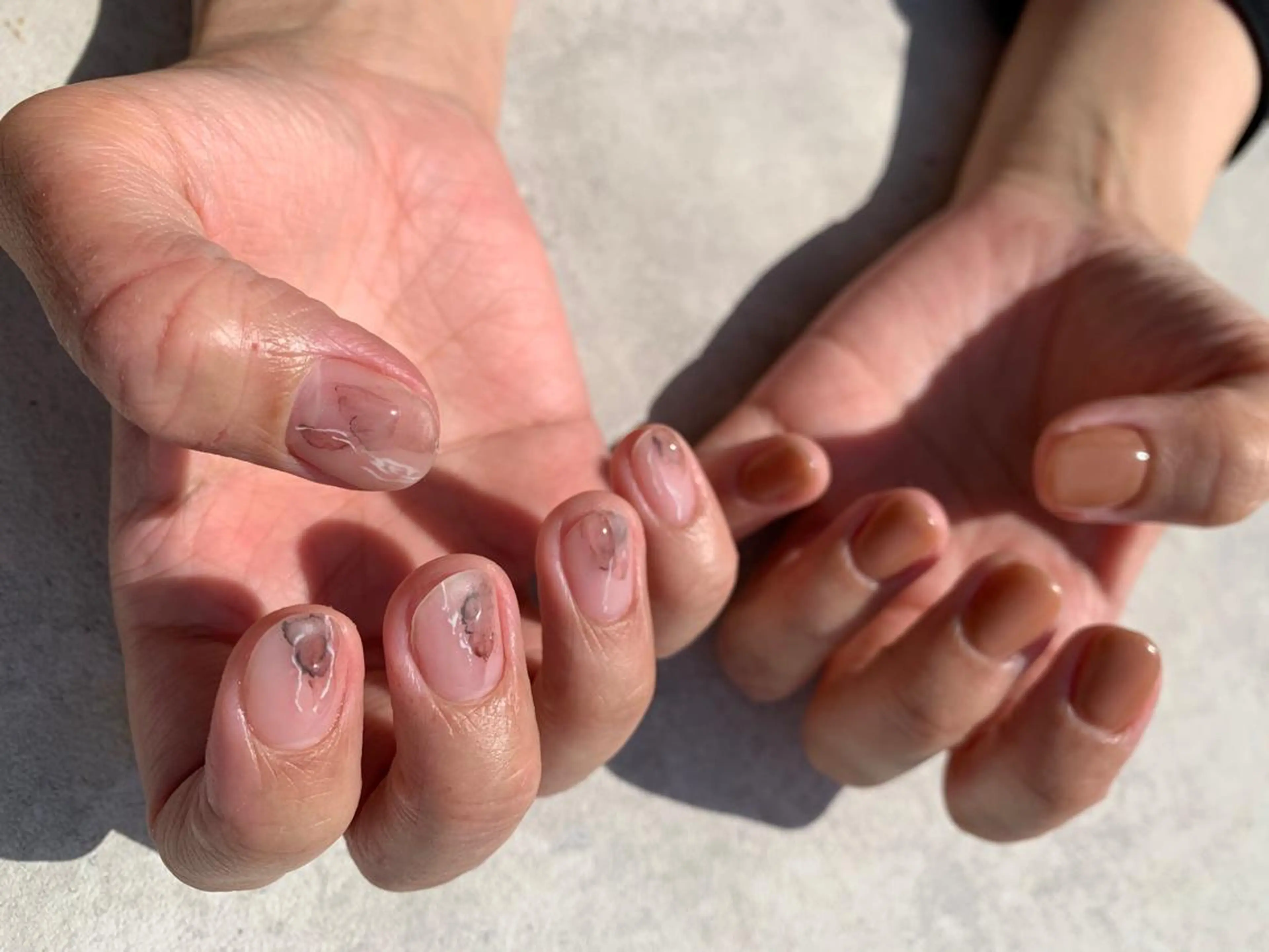 ネイル マットネイル ワンカラーネイル ハンドネイル アトリエ １０３のネイルデザイン