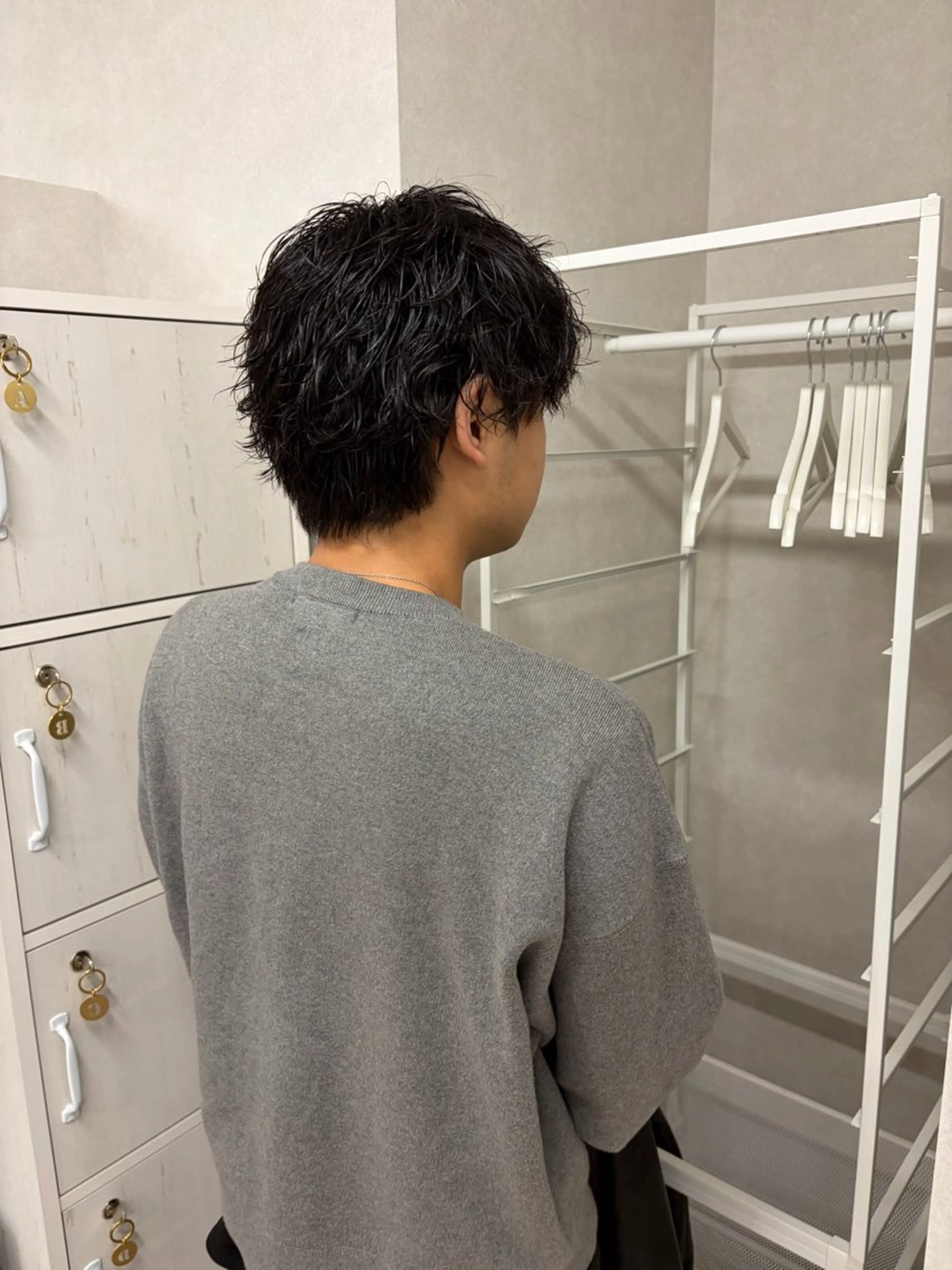 メンズ カット パーマ トリートメント stylist 倉本恋のヘアスタイル