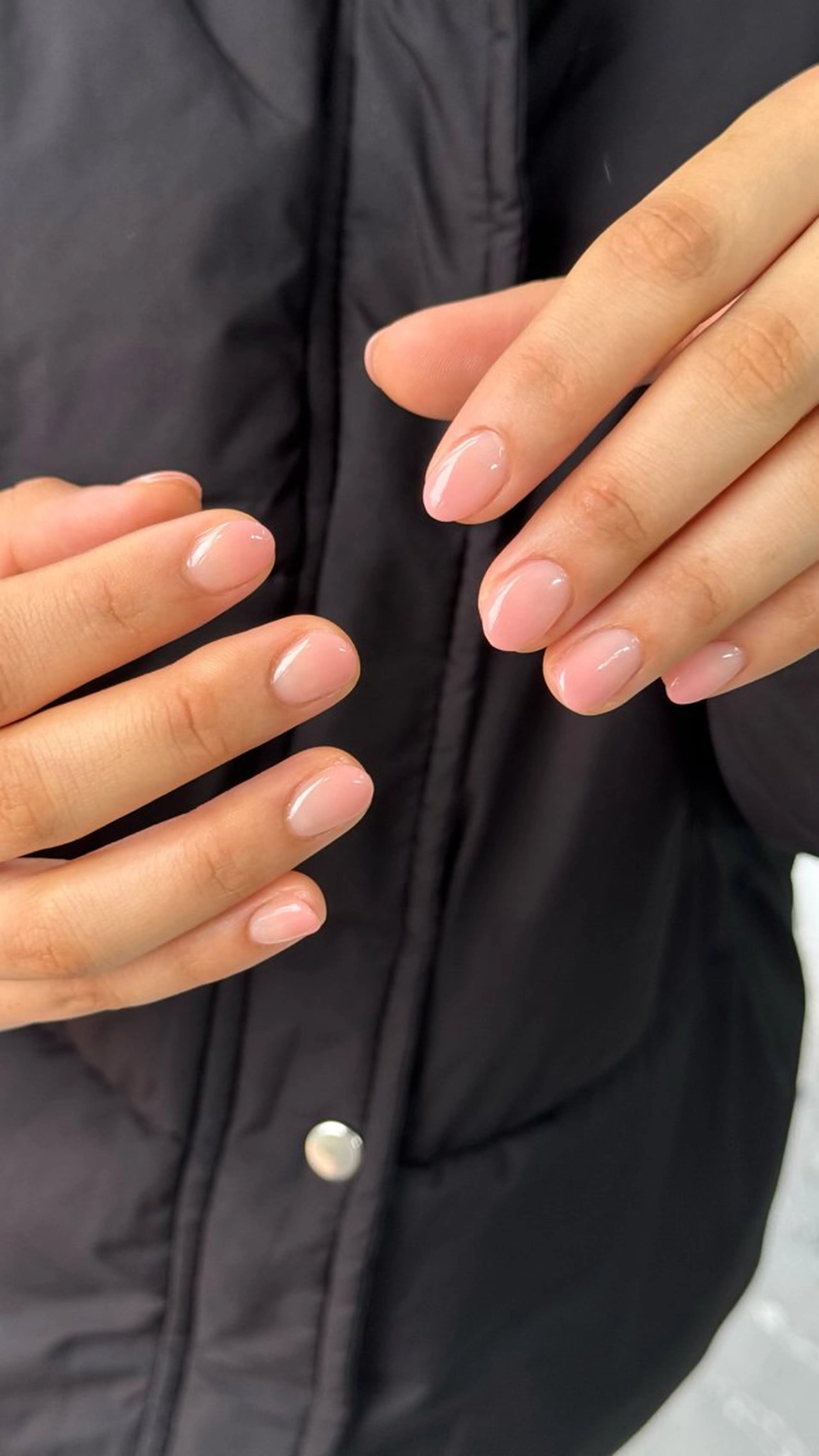 ネイル グラデーション ピンク シンプルネイル ハンドネイル Momoka ネイリスト福岡/薬院のネイルデザイン