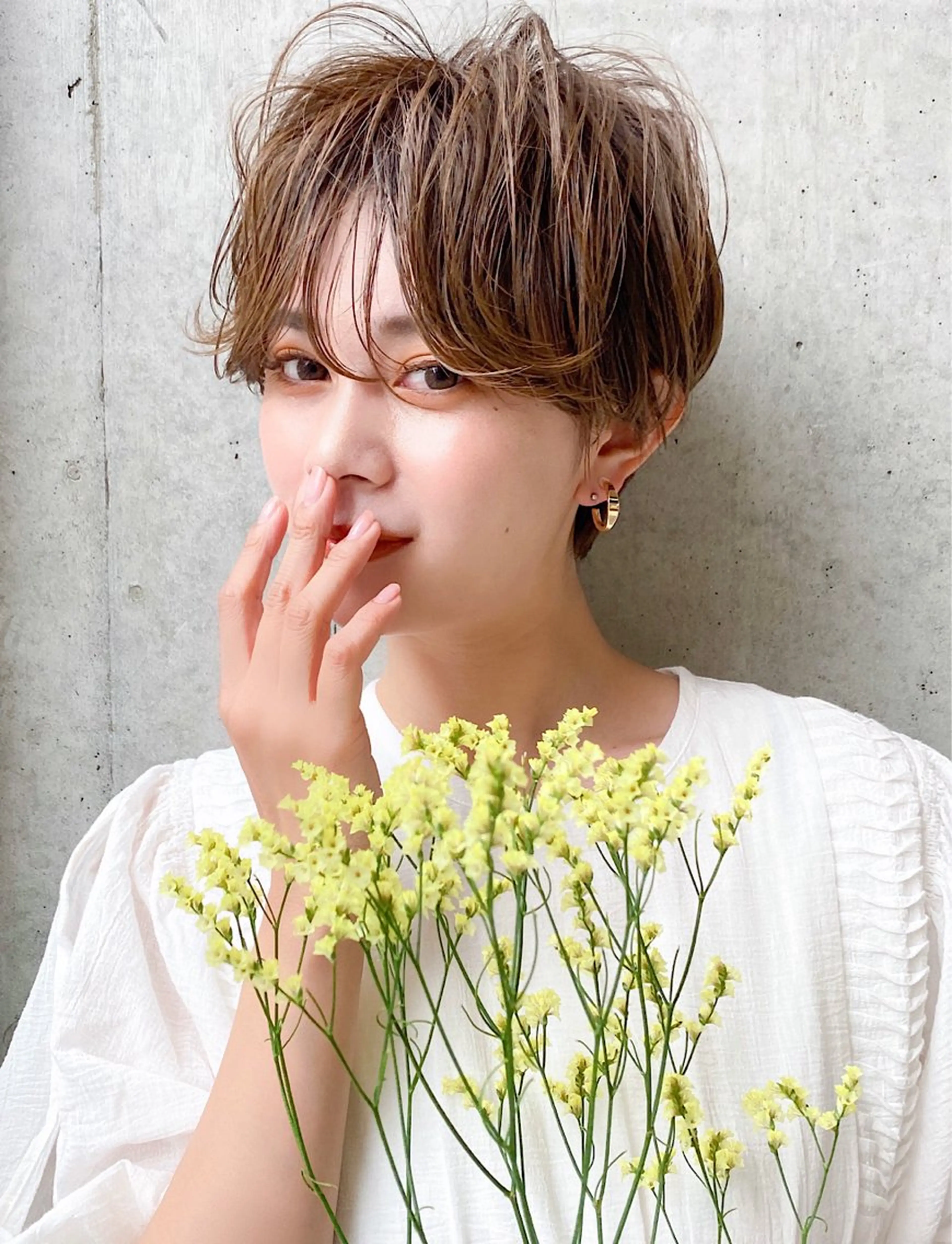 ショート カラー Lino by hoNuaのヘアスタイル