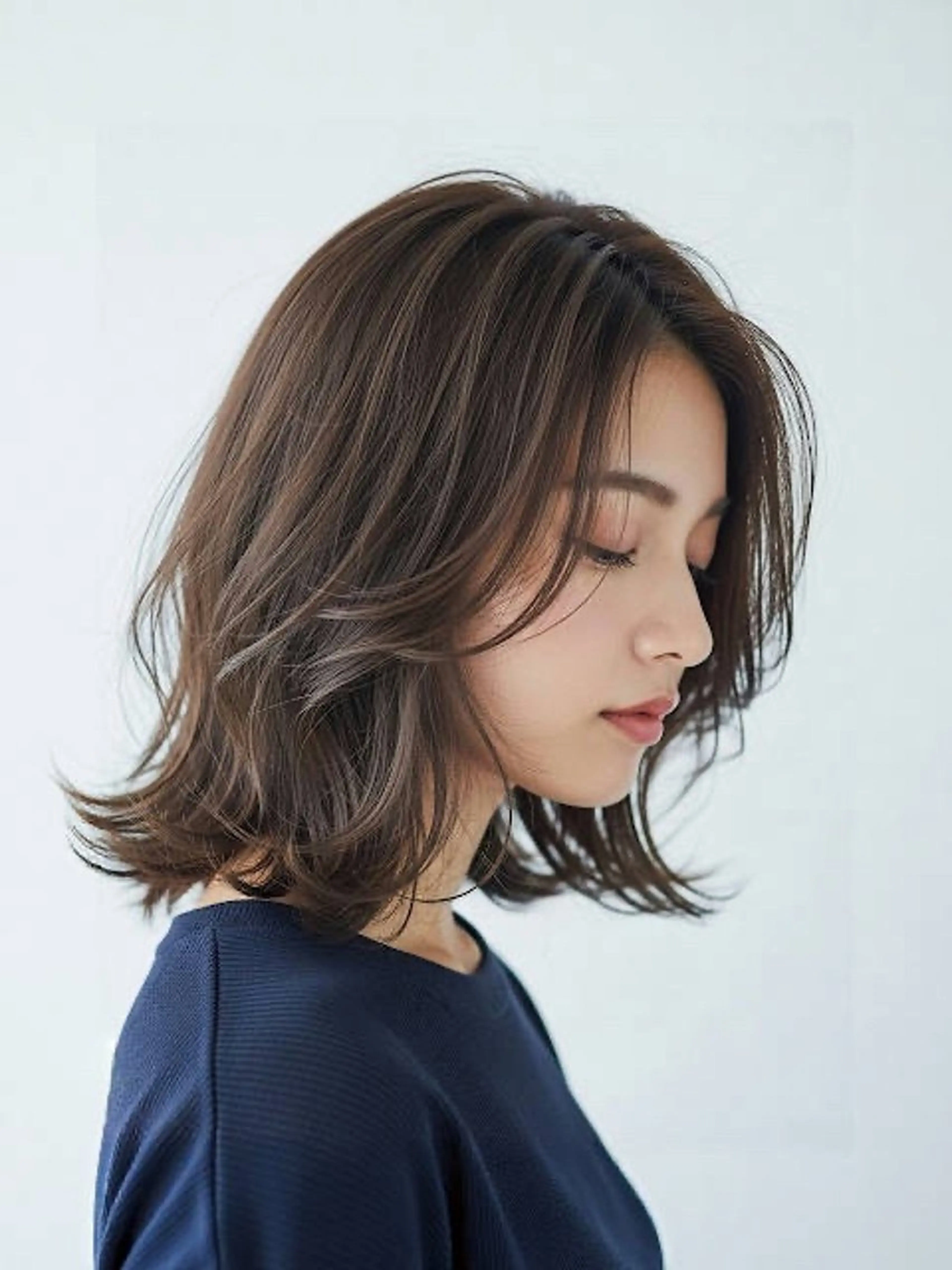 セミロング トリートメント 木下 旬起のヘアスタイル