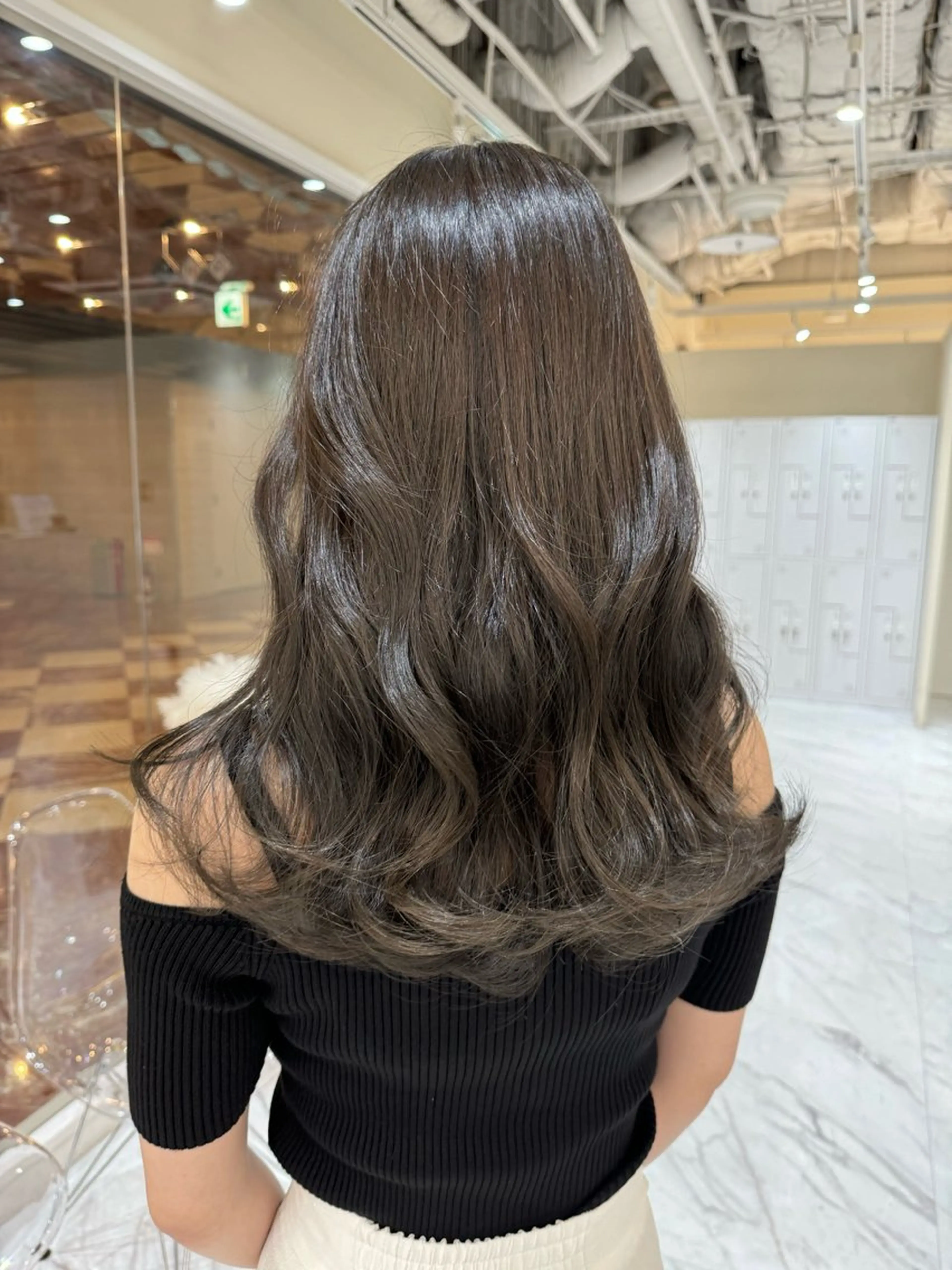 セミロング カラー ヘアアレンジ 透明感カラー 髪質改善 カット ヘアカラー トリートメント 髪質改善特化 🫧松野力也のヘアスタイル