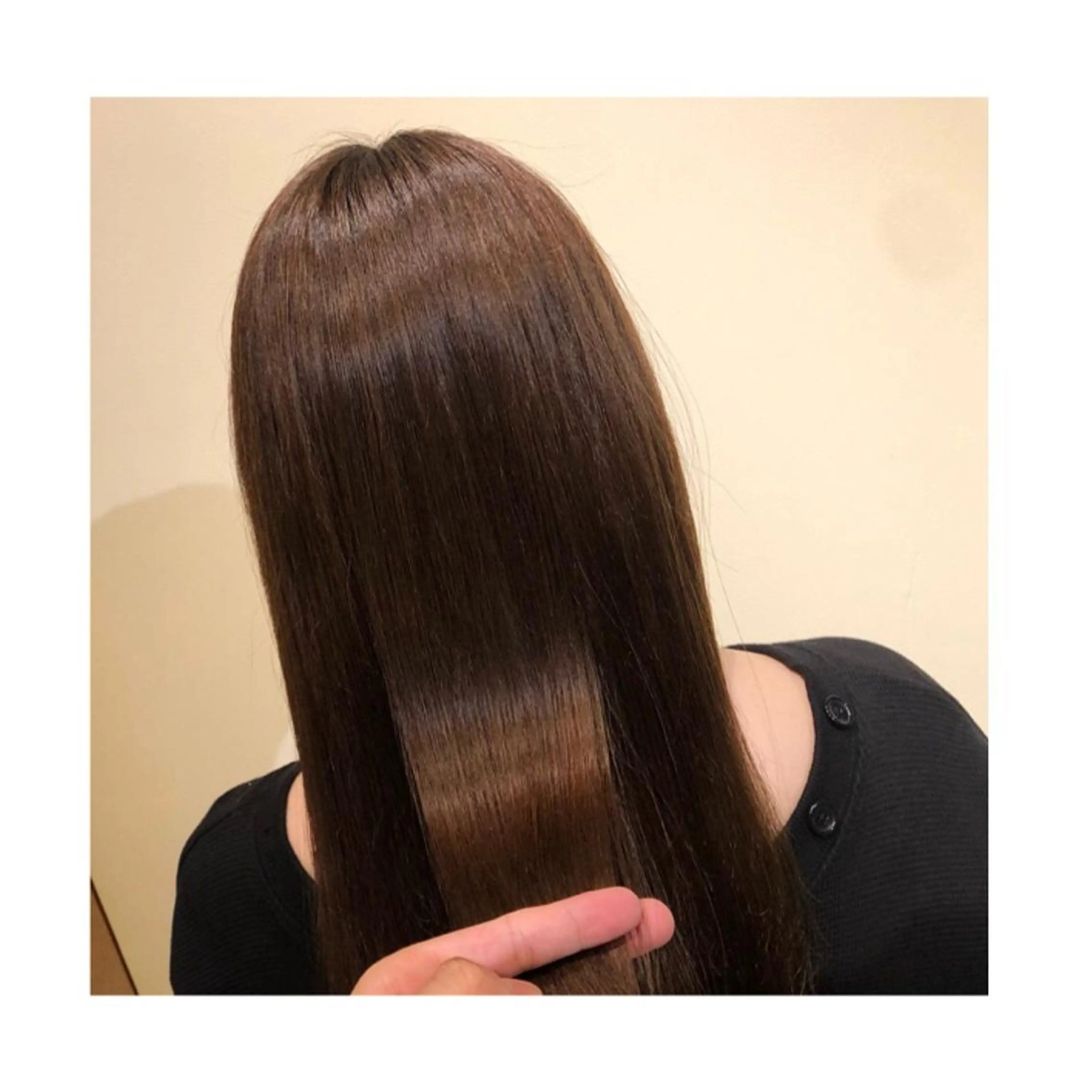 ロング 縮毛矯正 ❁⃘ ち だ り さ ❁⃘のヘアスタイル