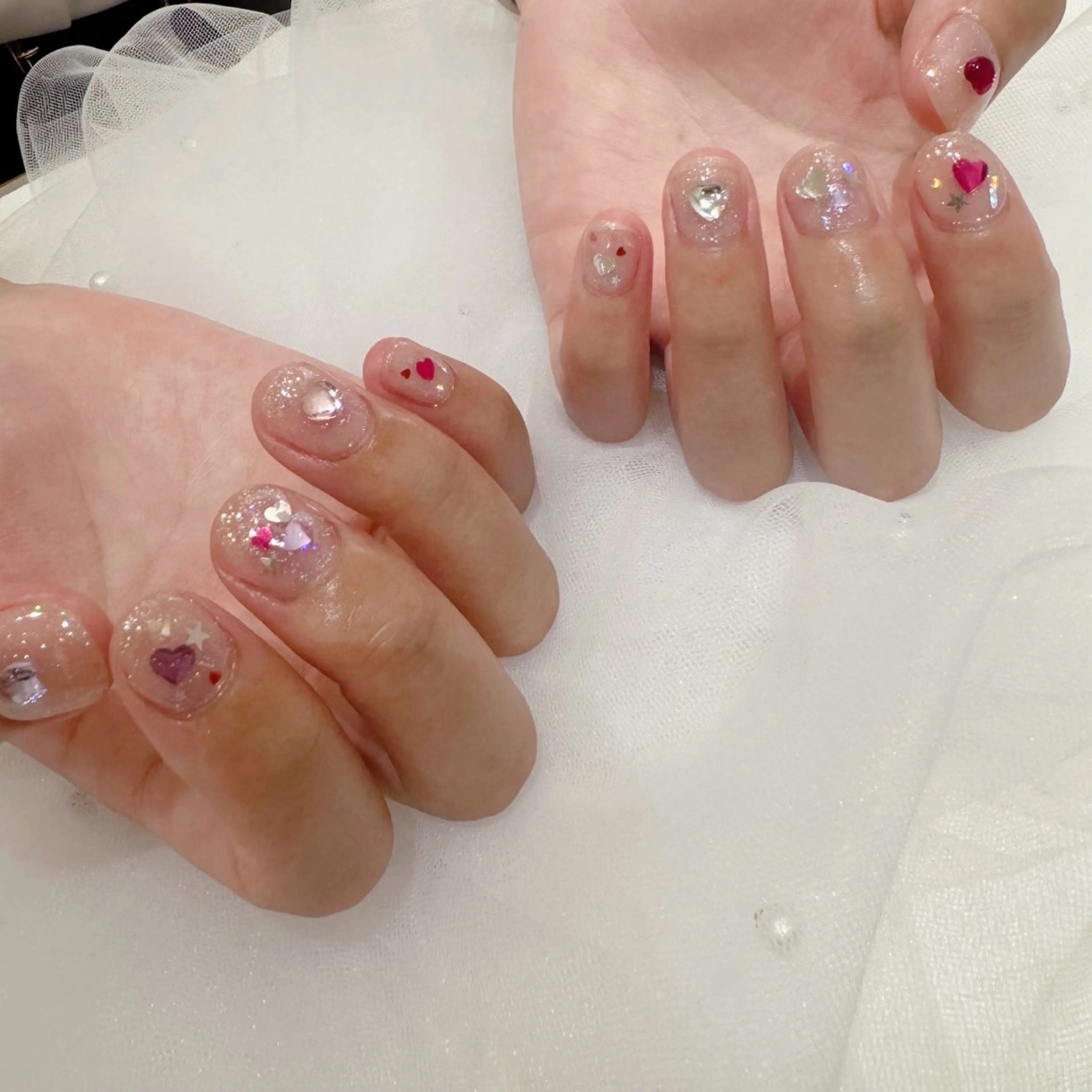 ネイル 持ち込み mayu🎀zina 船橋南口/パラジェルのネイルデザイン