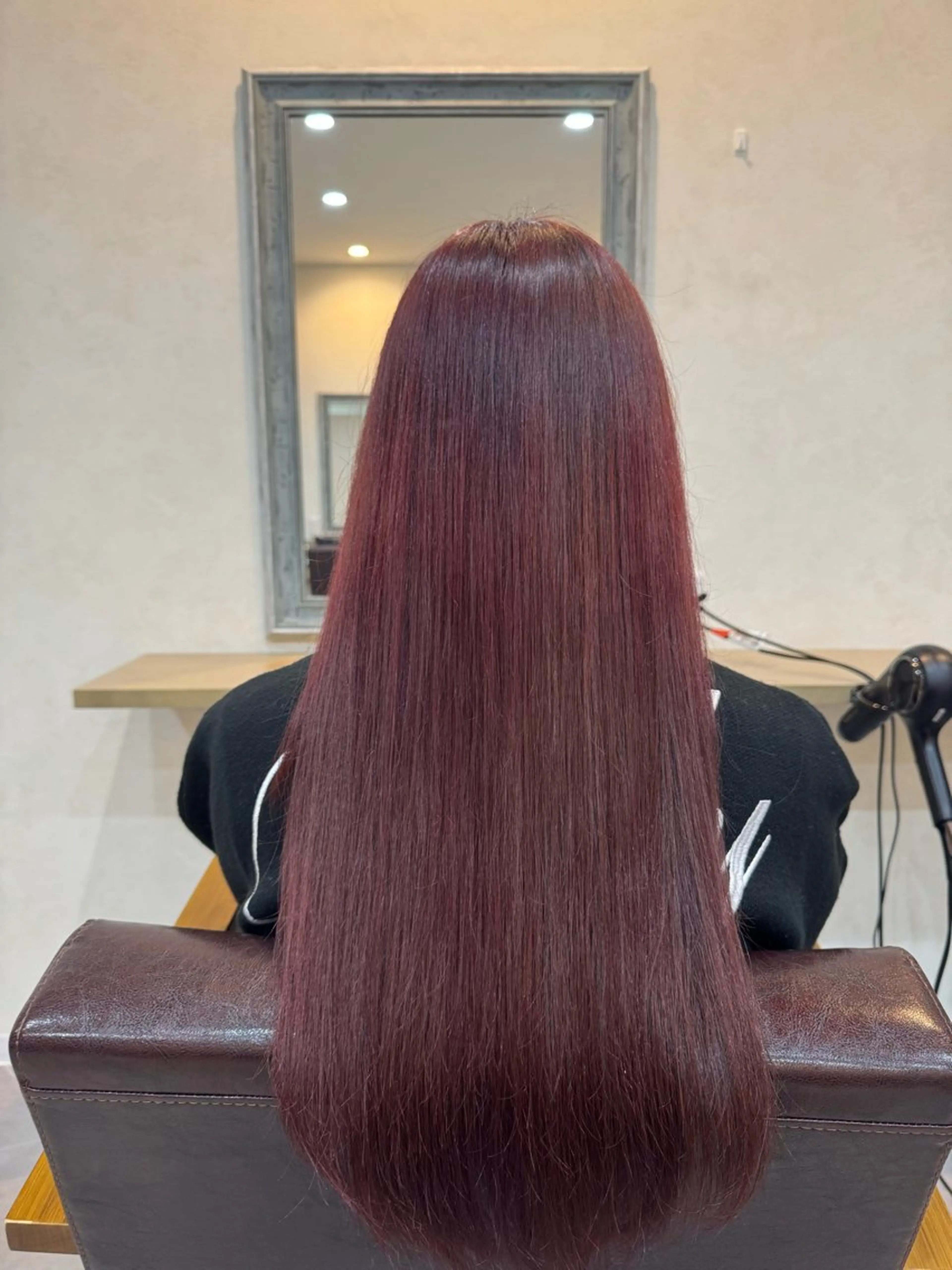 ロング カラー ブリーチ ブリーチなしカラー ピンクカラー 船橋 Nerine 【ネリネ】かえでのヘアスタイル