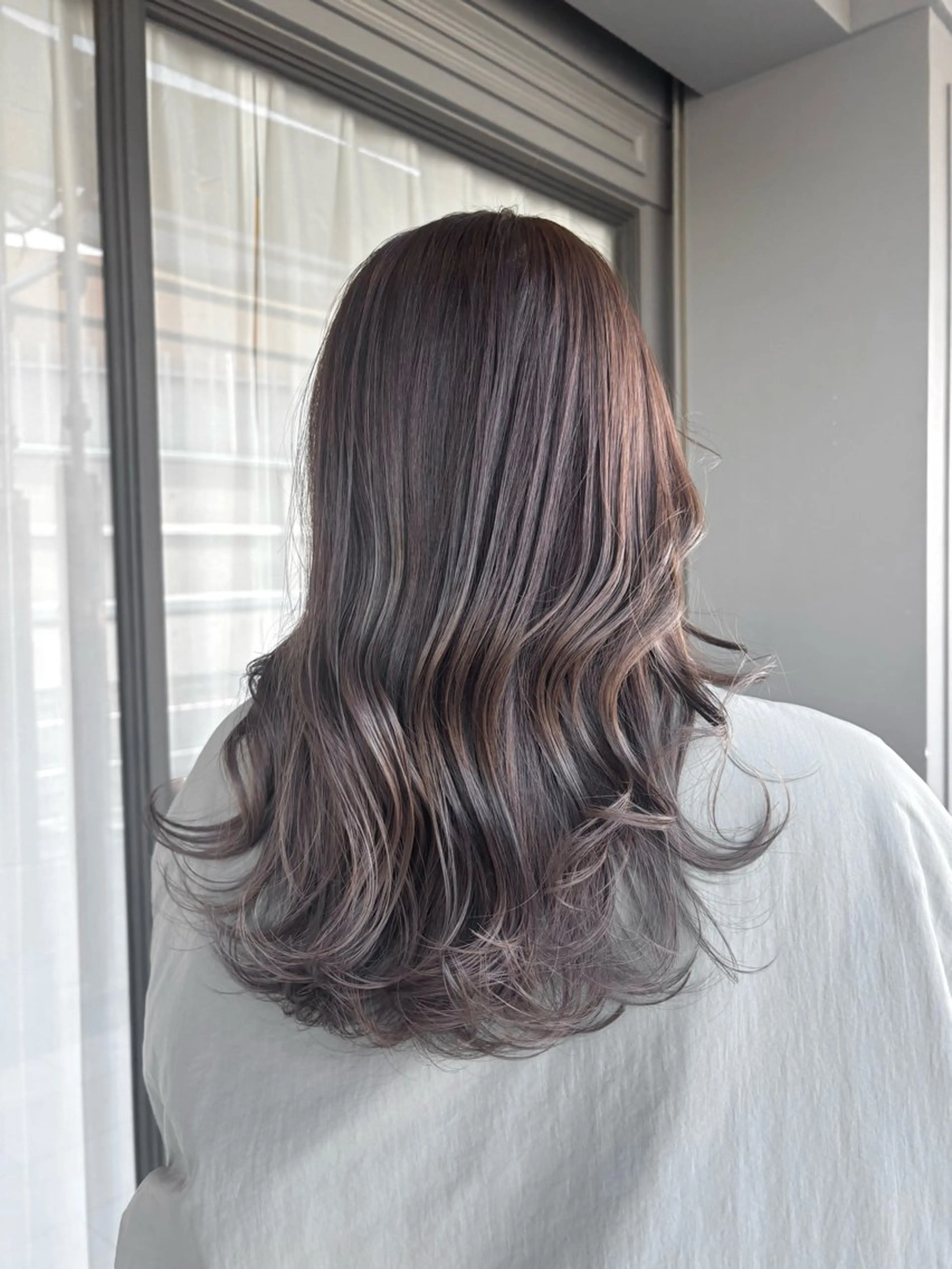 セミロング カラー 似合わせhair🎀 Manaのヘアスタイル