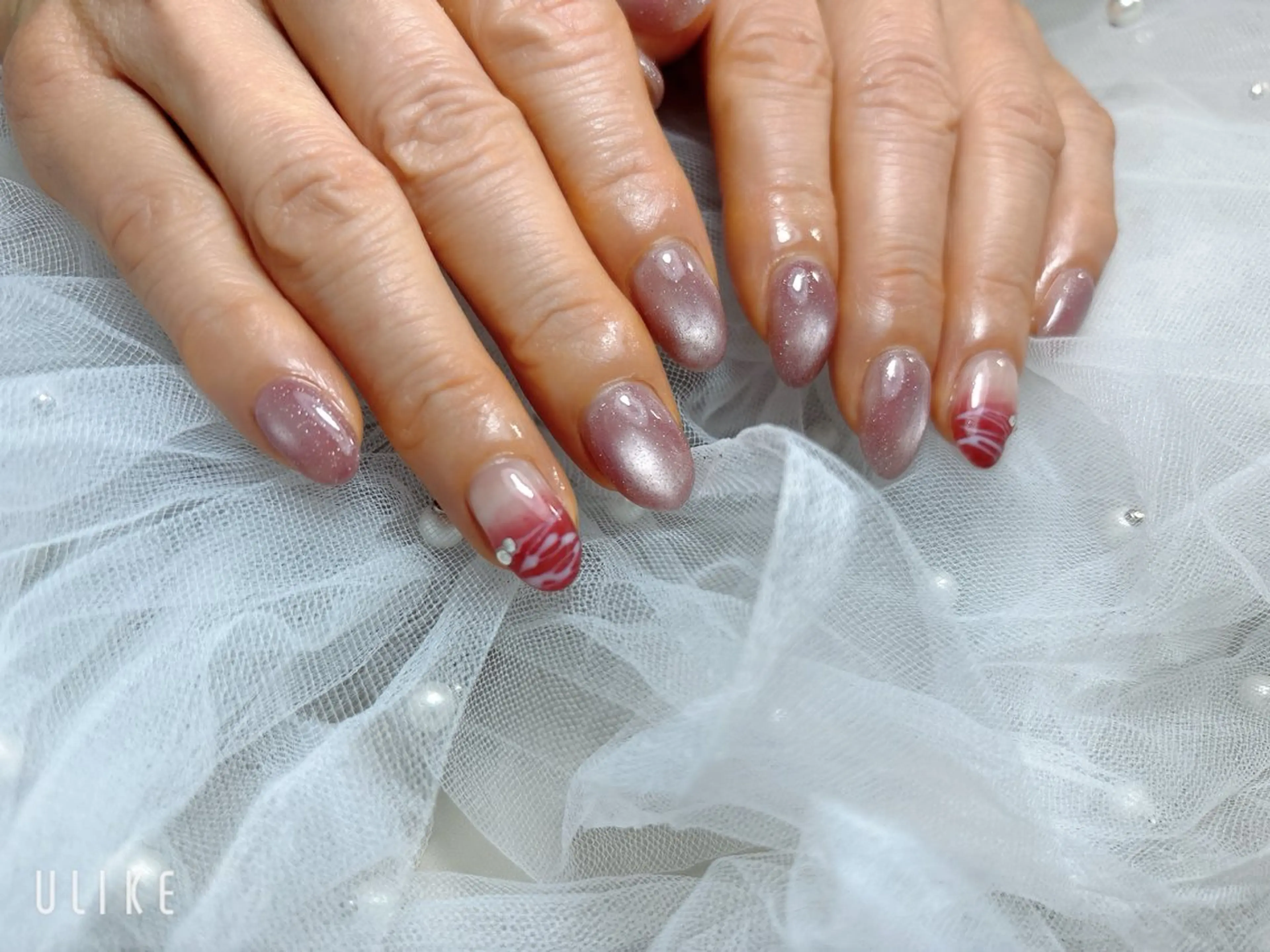 マグネットネイル/フラッシュネイル（オフ込み）の写真