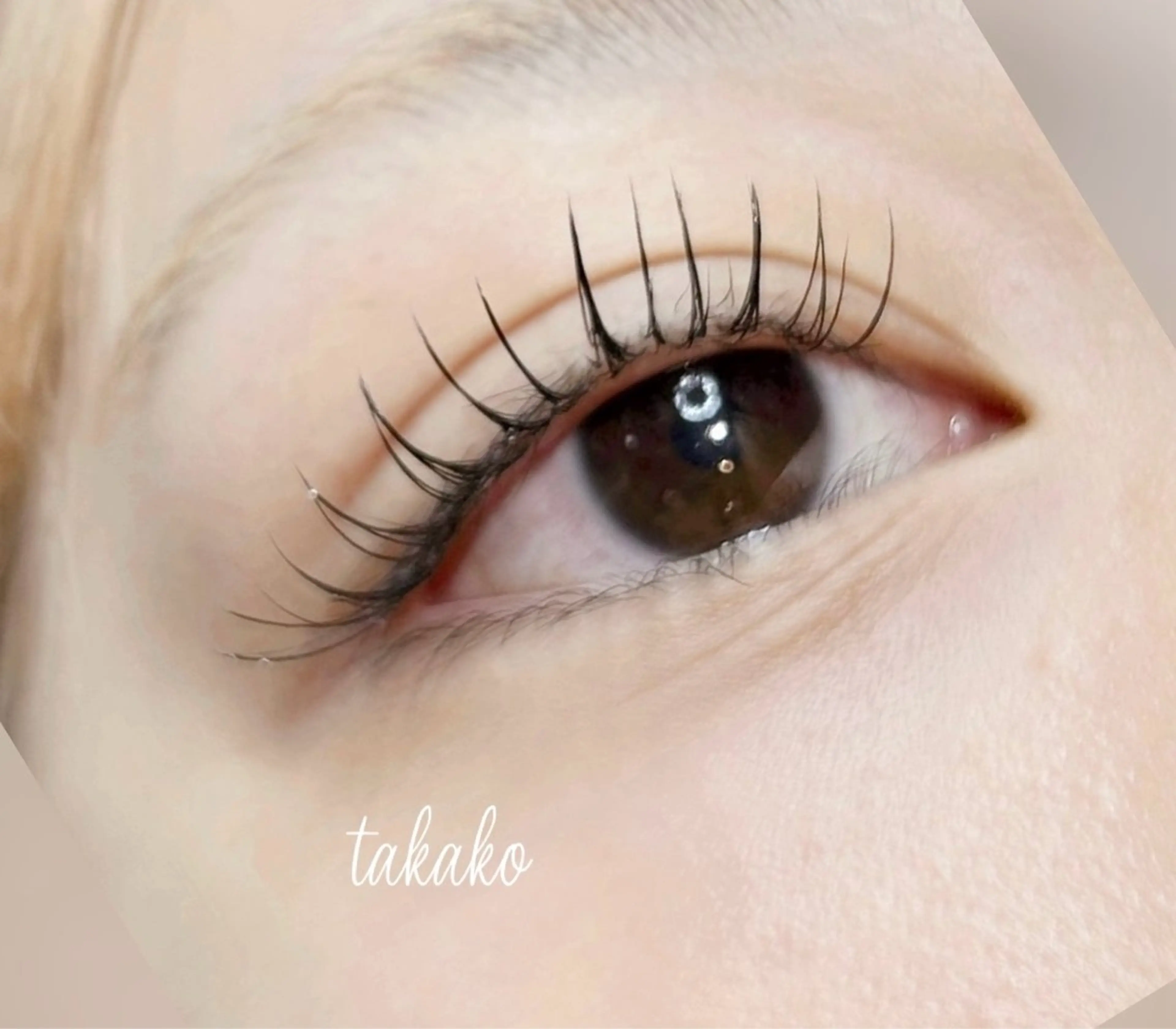 マスカラティントパーマの写真