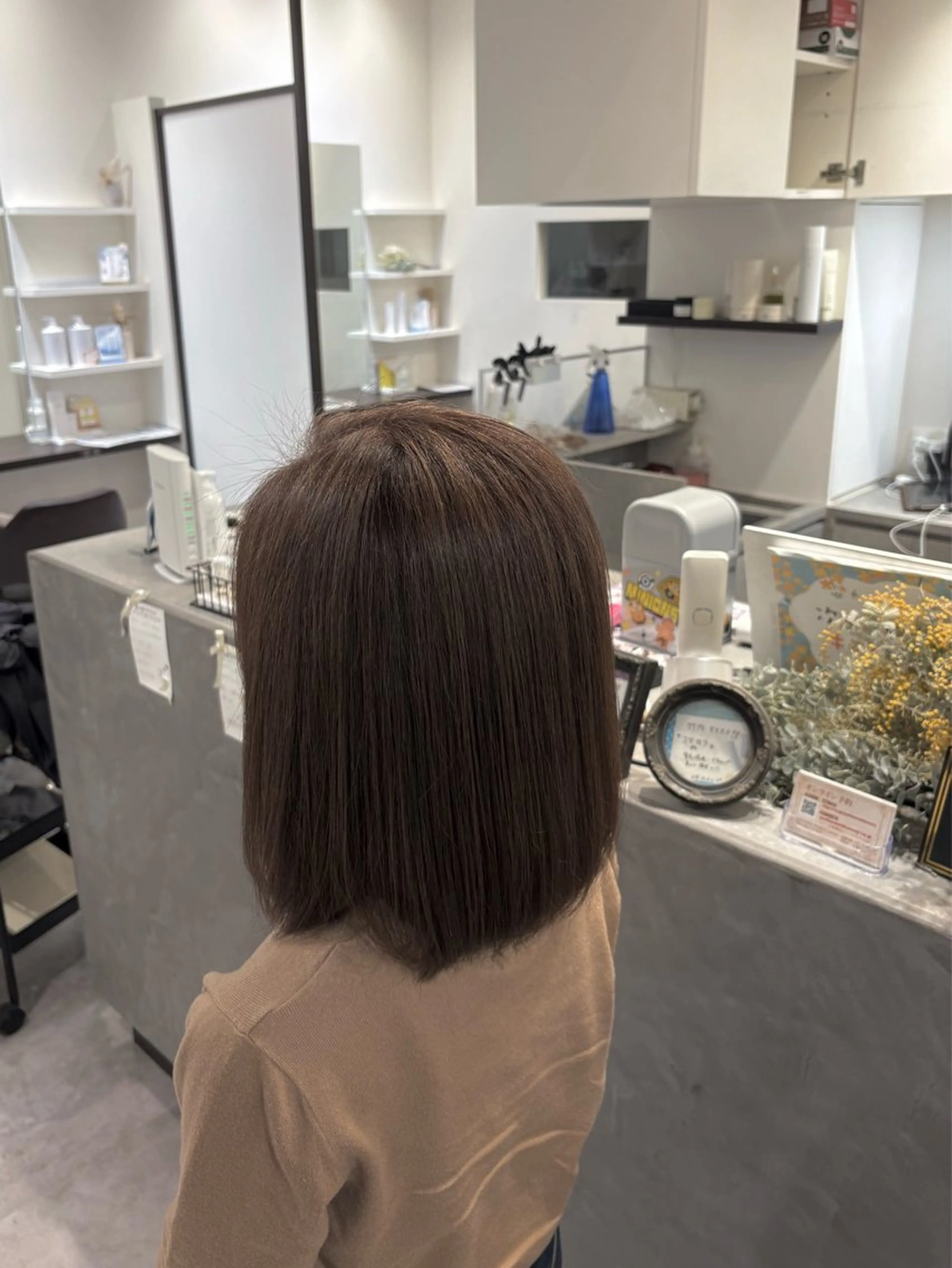 ミディアム 縮毛矯正 はしもとひより/ 巻ける矯正/艶カラーのその他イメージ