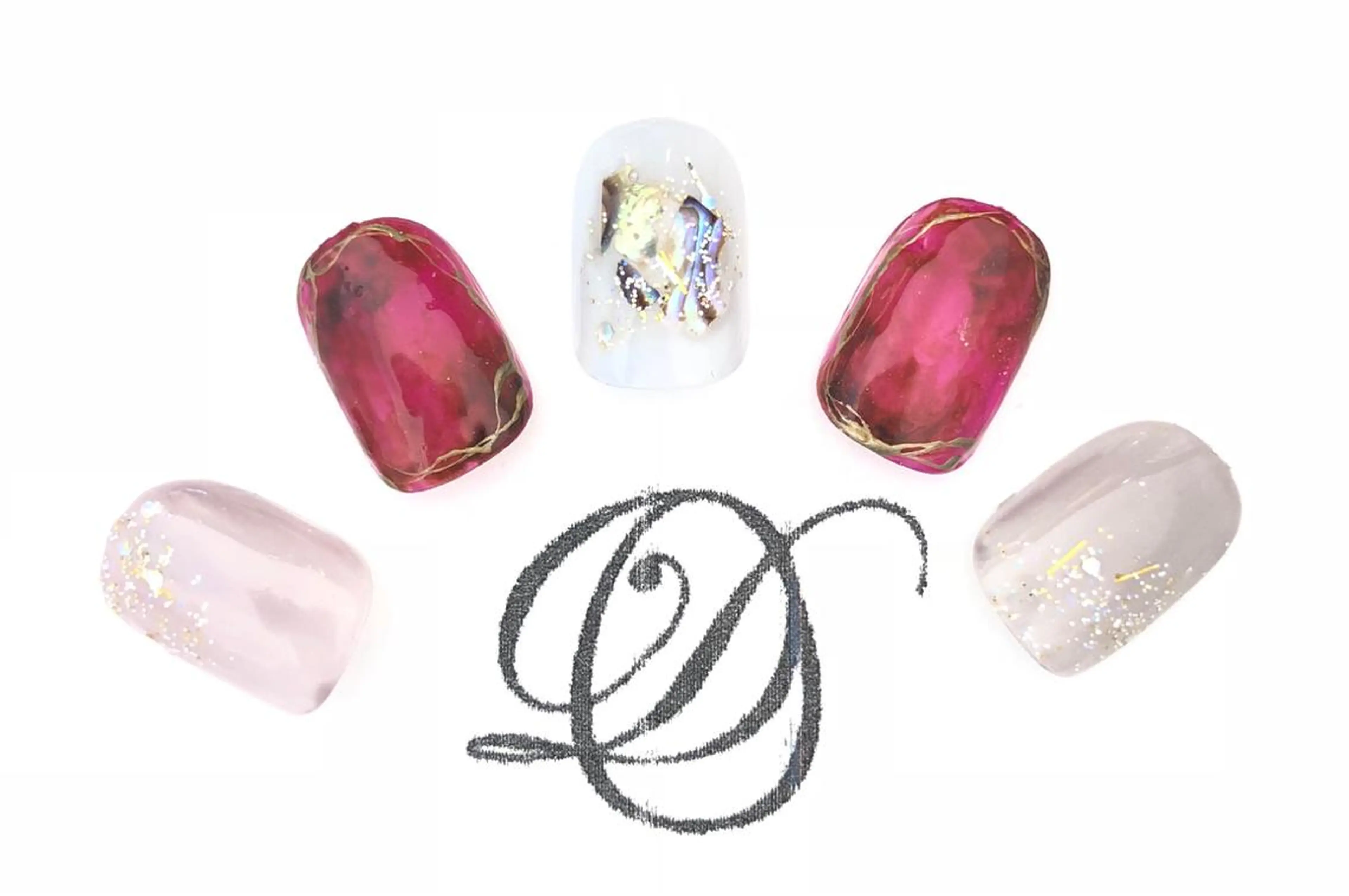 ミディアム カラー ネイル NAILSALON DIANAのネイルデザイン